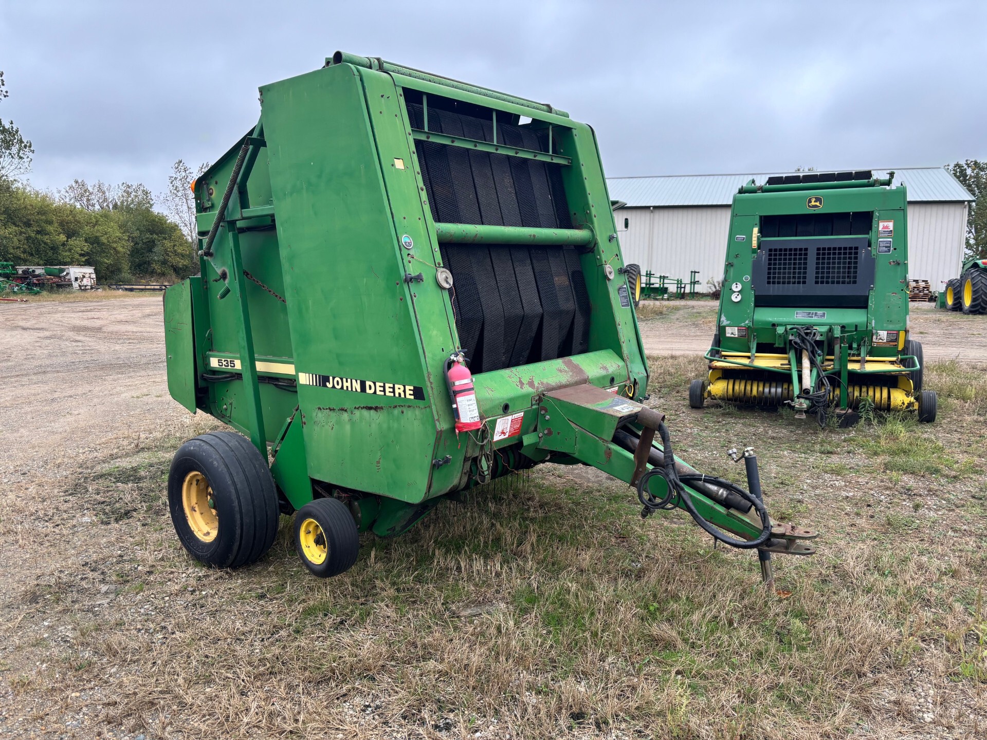 On Lot 1993 John Deere 535 at Tri County Equipment Marlette, MI