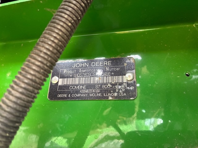  2025 John Deere S7 800 at LandMark in Smith Center, KS