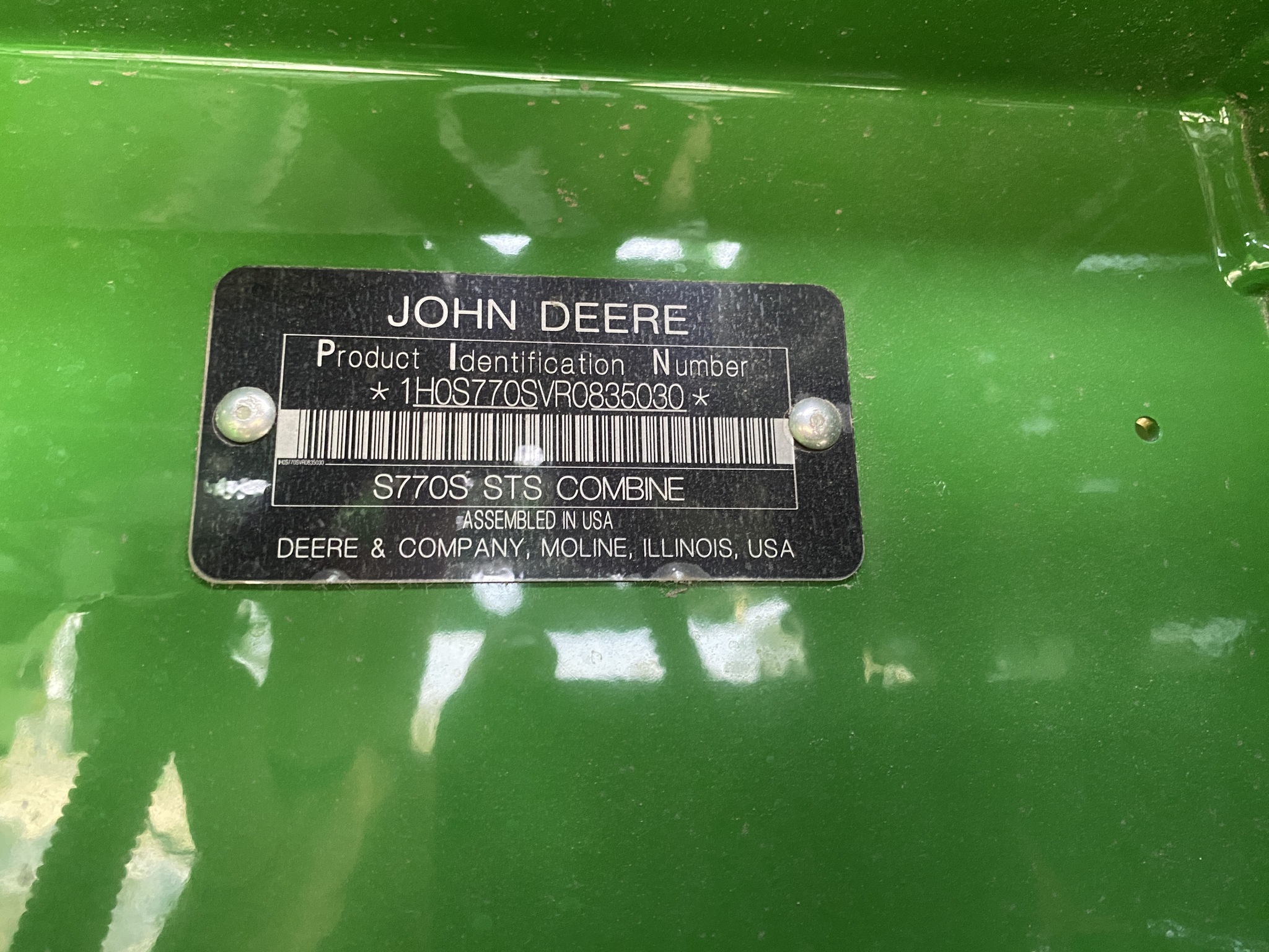  2025 John Deere S7 700 at LandMark in Superior, NE