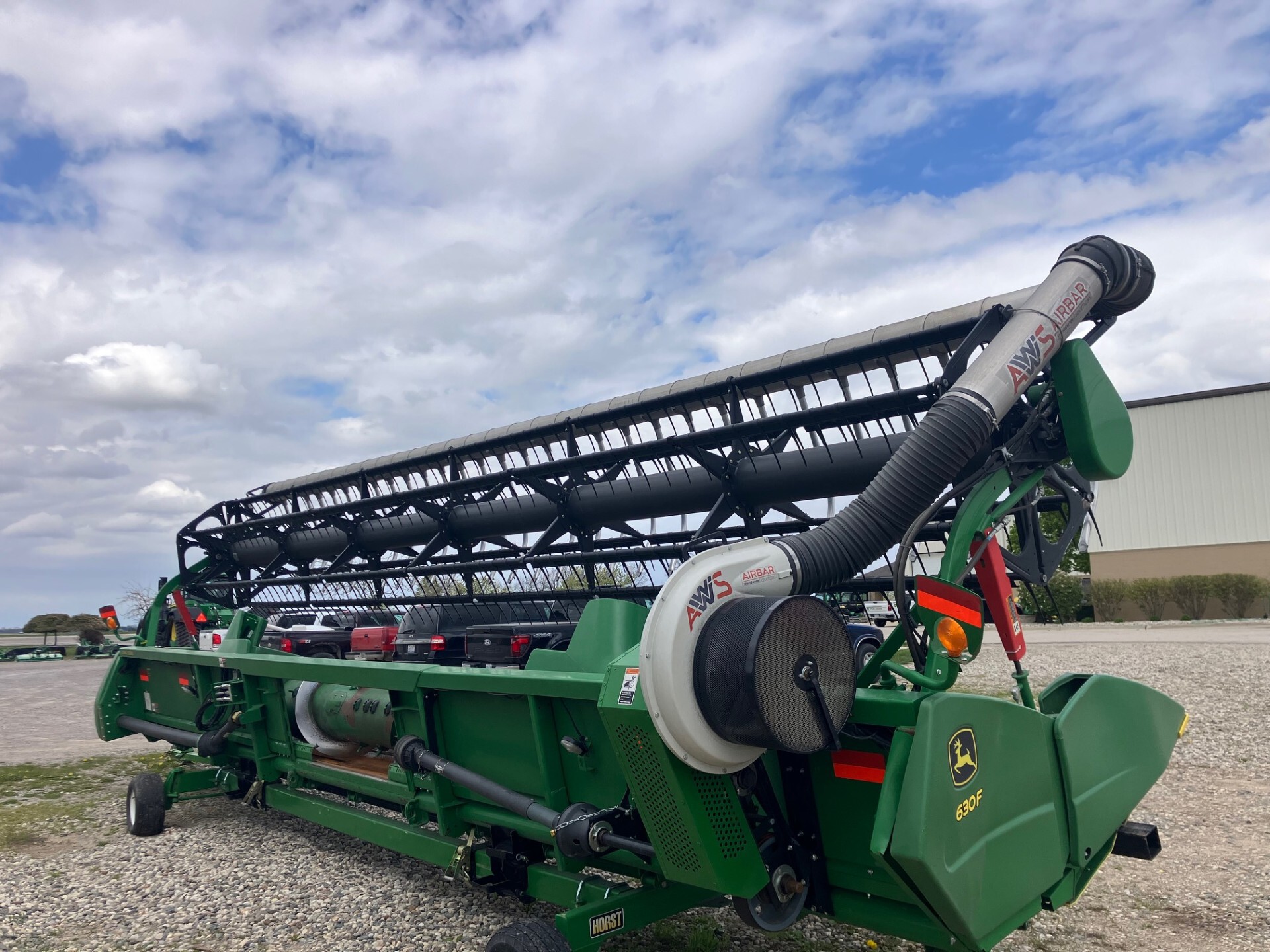 On Lot 2017 John Deere 630F at Tri County Equipment Caro, MI