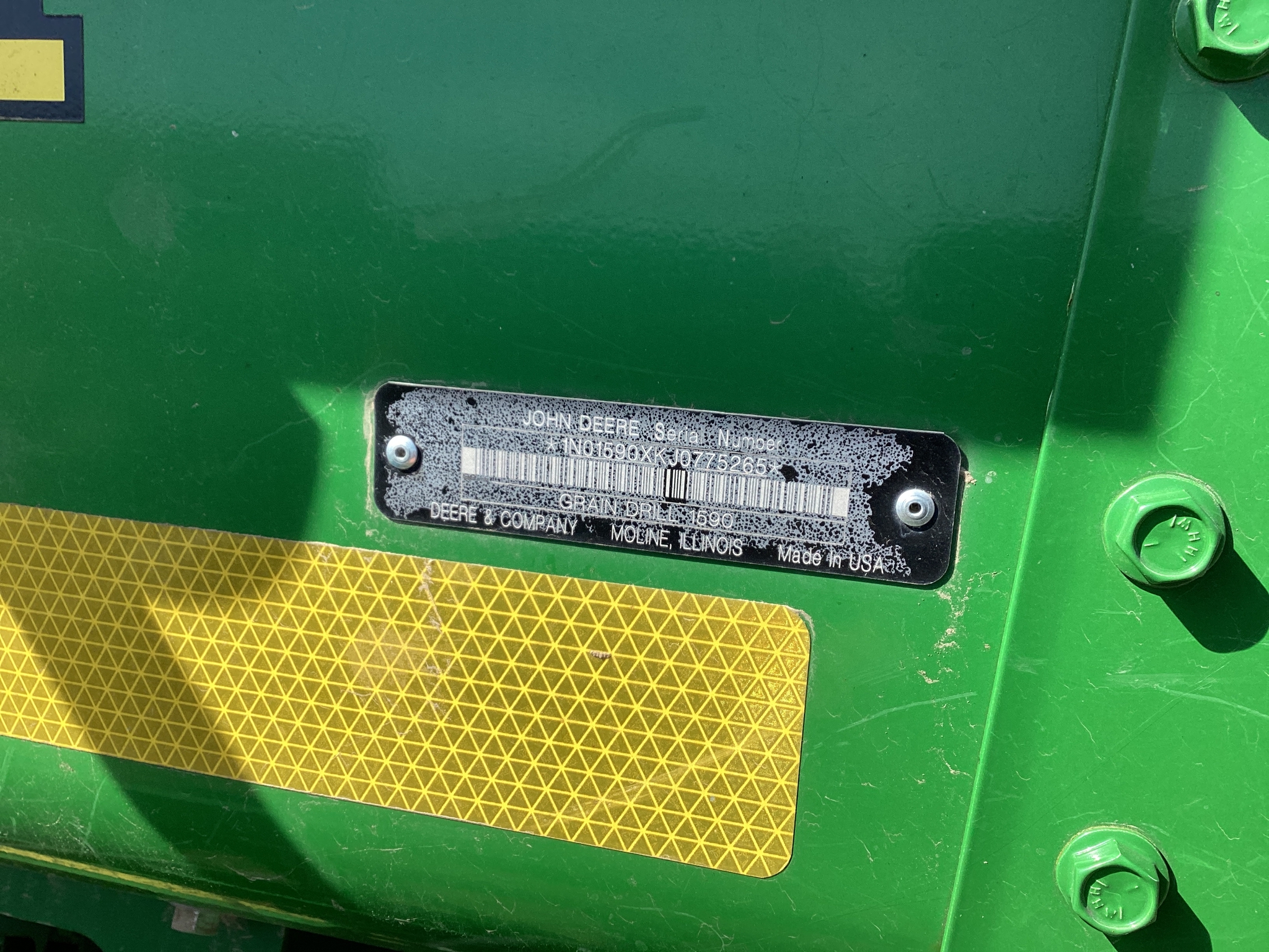  2018 John Deere 1590 at LandMark in Smith Center, KS