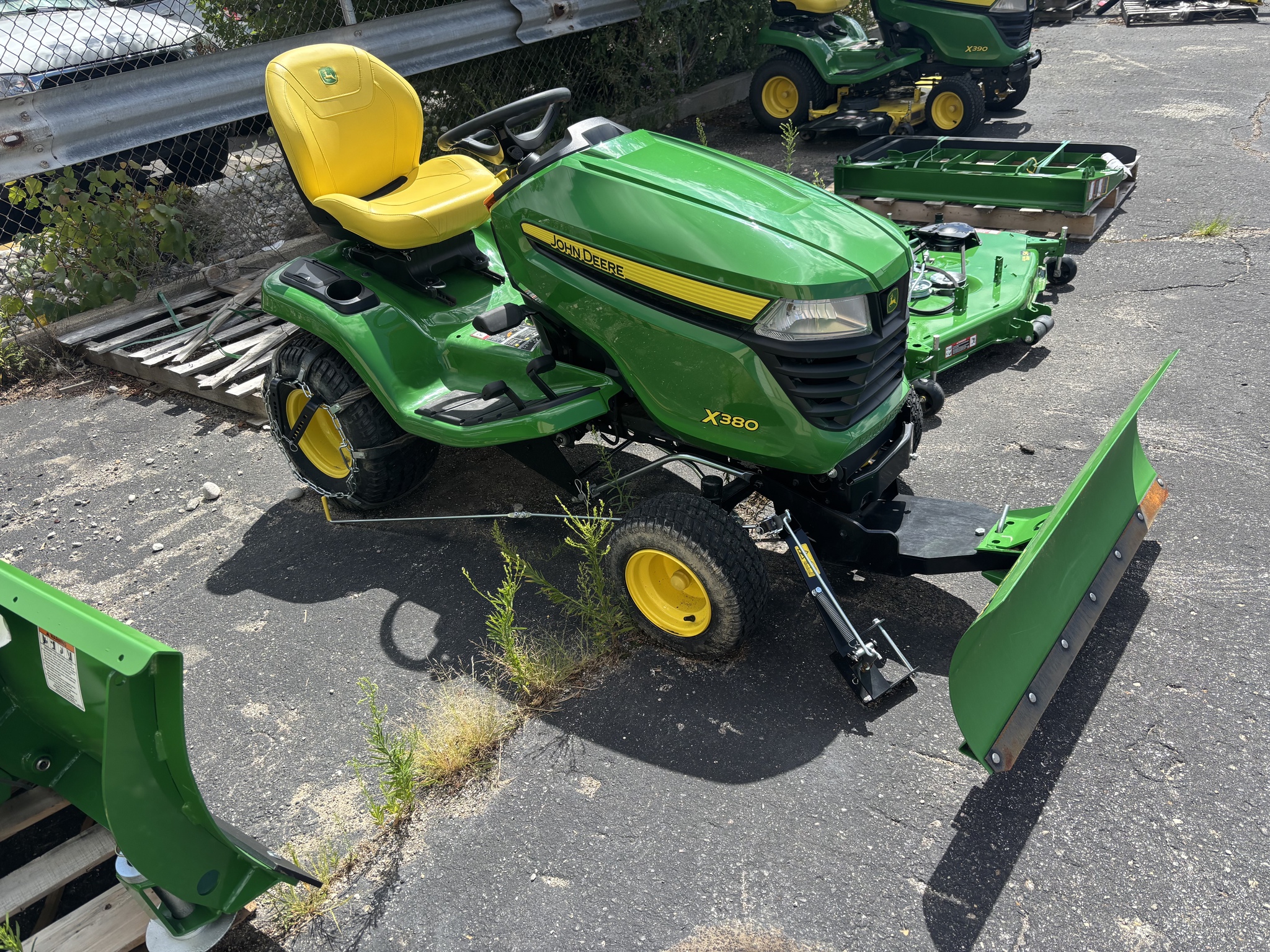 On Lot 2024 John Deere X380 at Tri County Equipment Burton, MI