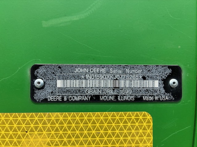  2018 John Deere 1590 at LandMark in Smith Center, KS