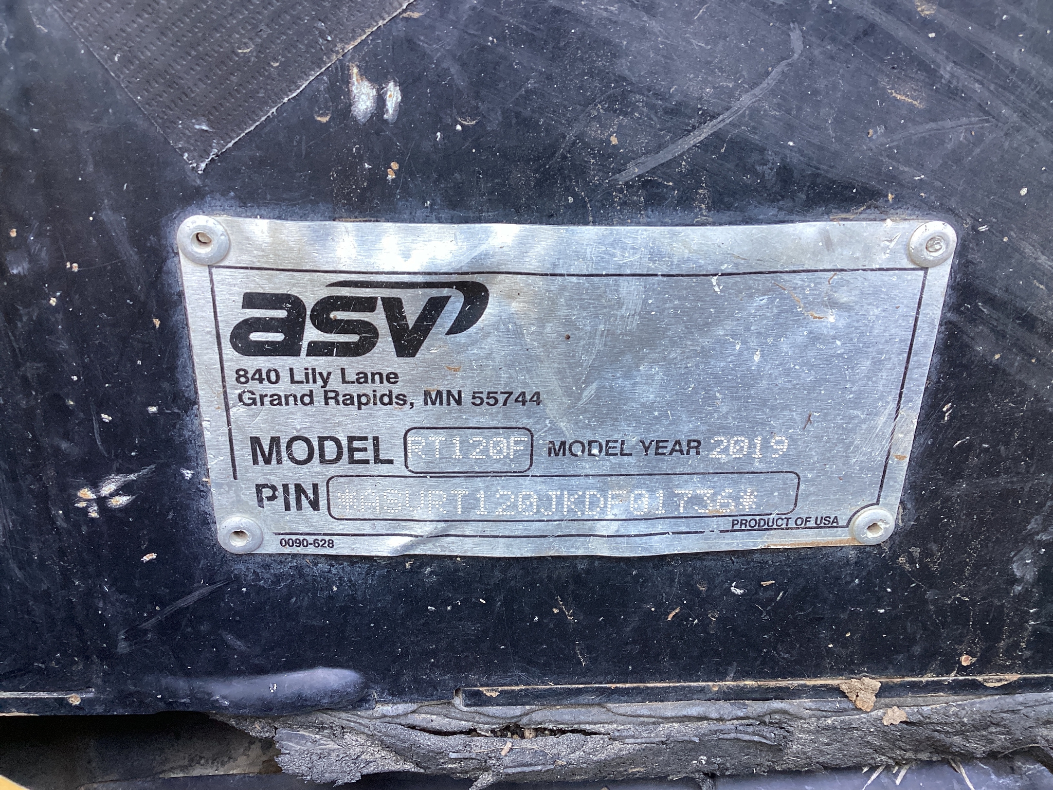  2019 Asv RT-120 at LandMark in Smith Center, KS