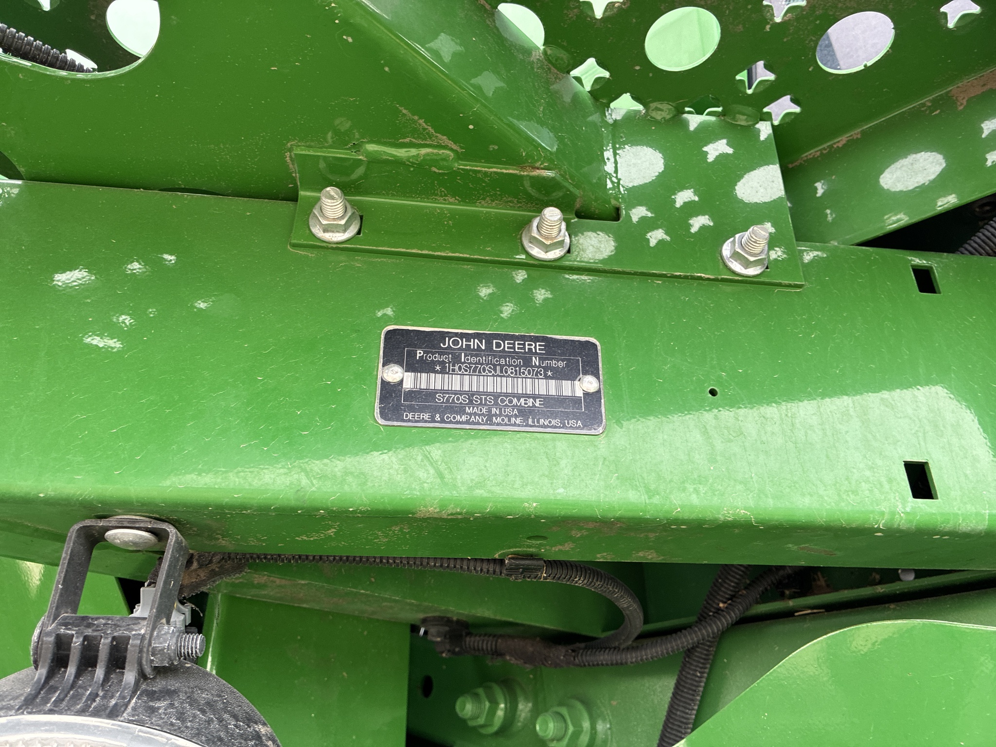  2021 John Deere S770 at LandMark in Smith Center, KS