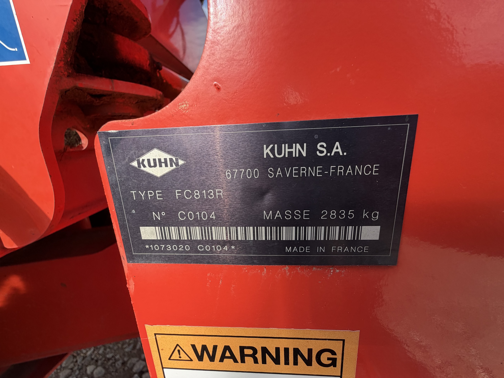  2018 KUHN FC813R at LandMark in Fairfield, NE