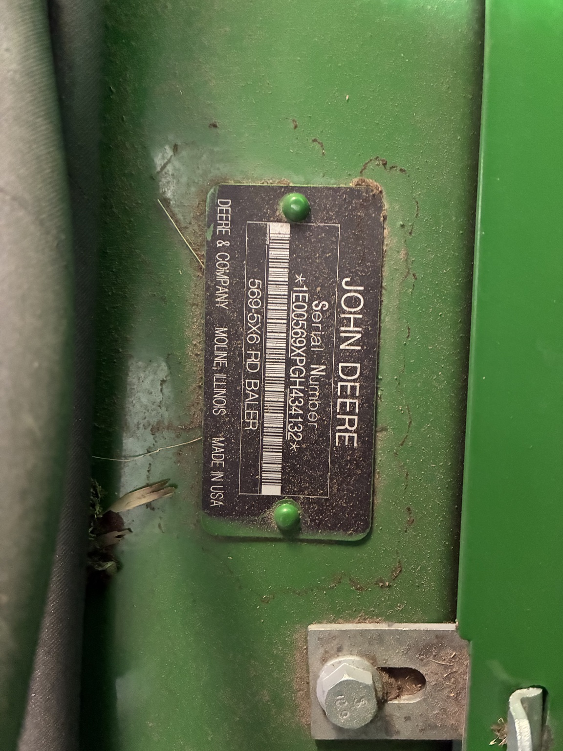  2017 John Deere 569 at LandMark in Lexington, NE