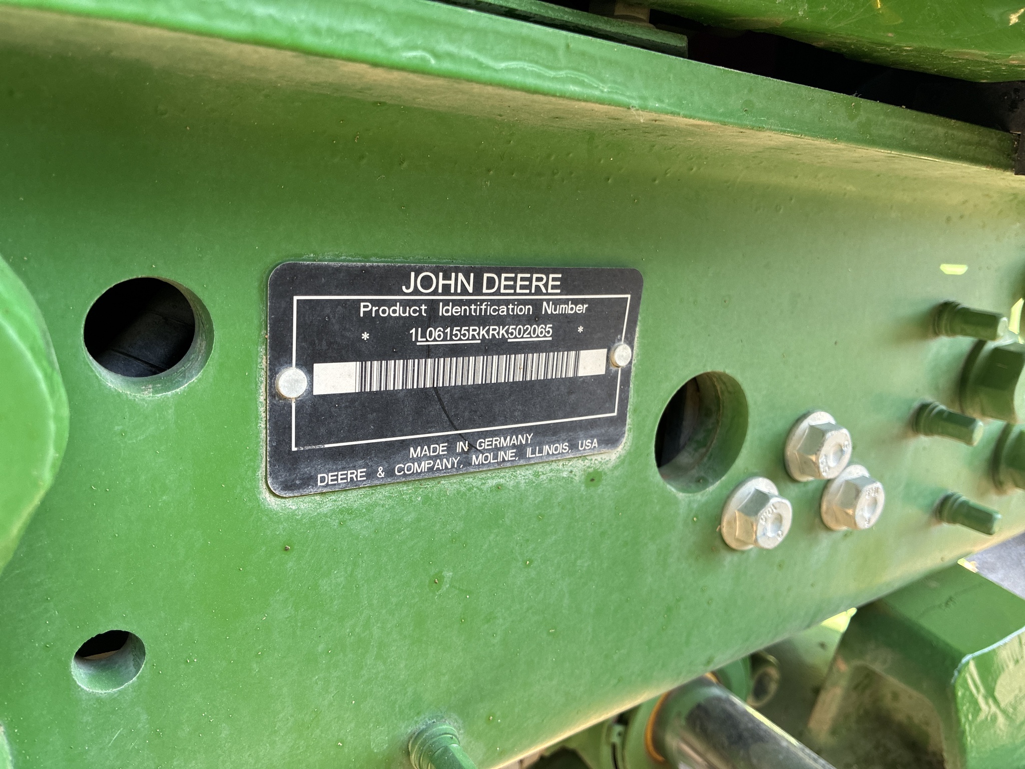  2025 John Deere 6R 155 at LandMark in Hastings, NE