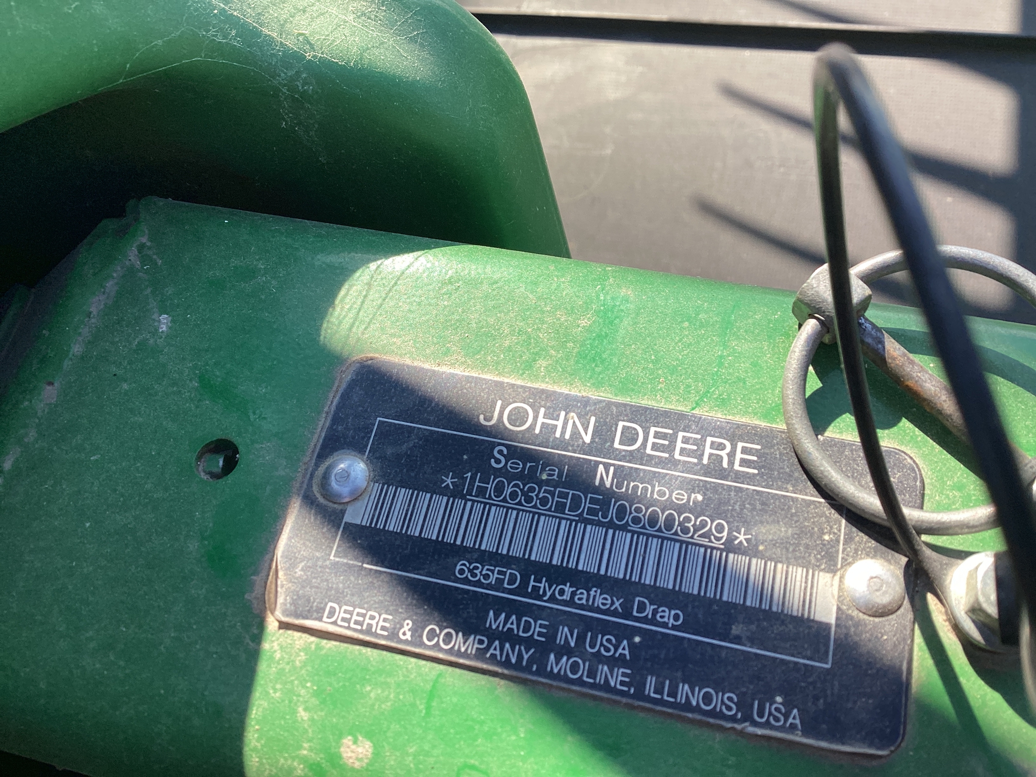  2018 John Deere 635FD at LandMark in Smith Center, KS