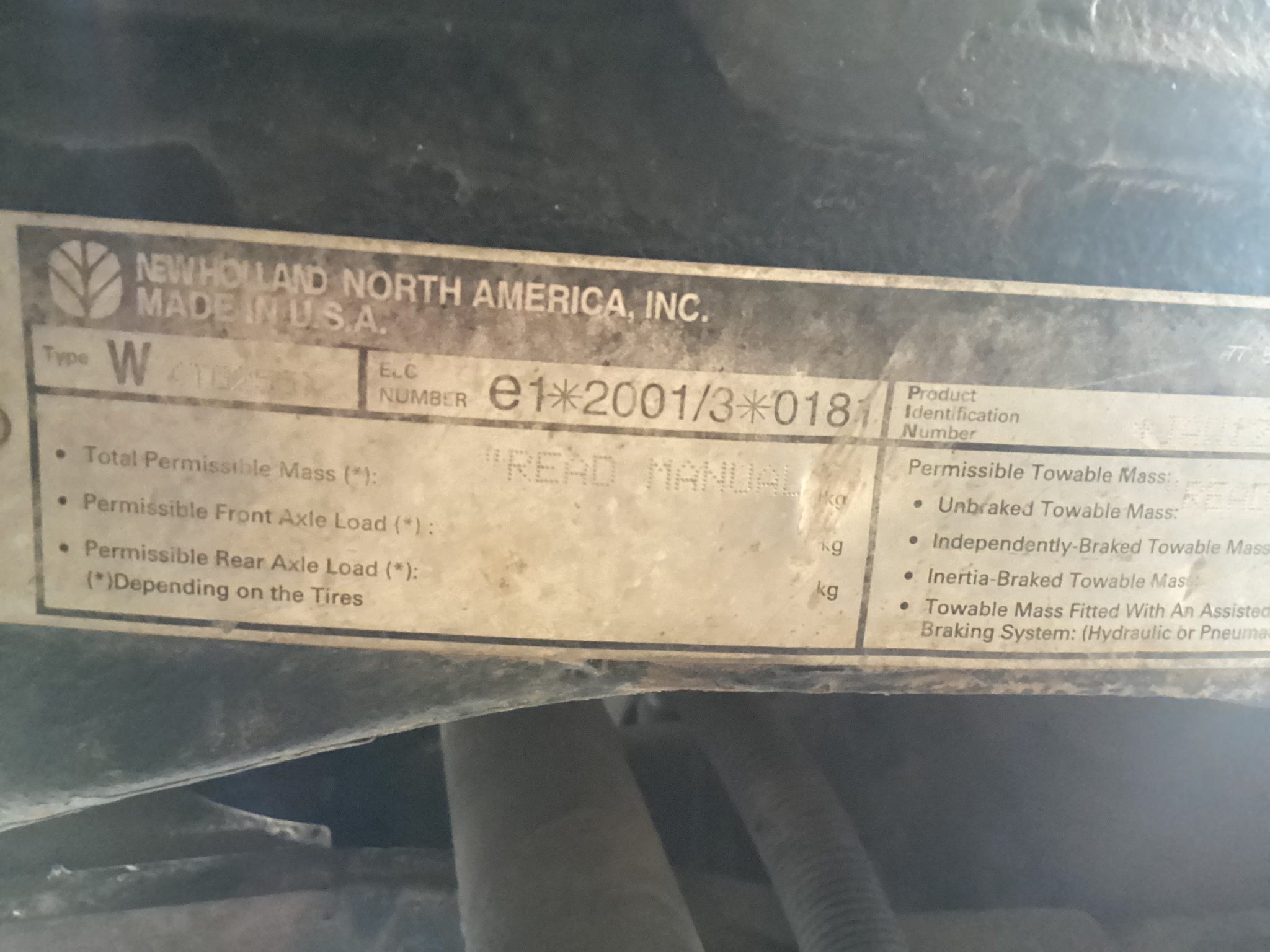  2001 NEW HOLLAND TG255 at LandMark in Red Cloud, NE