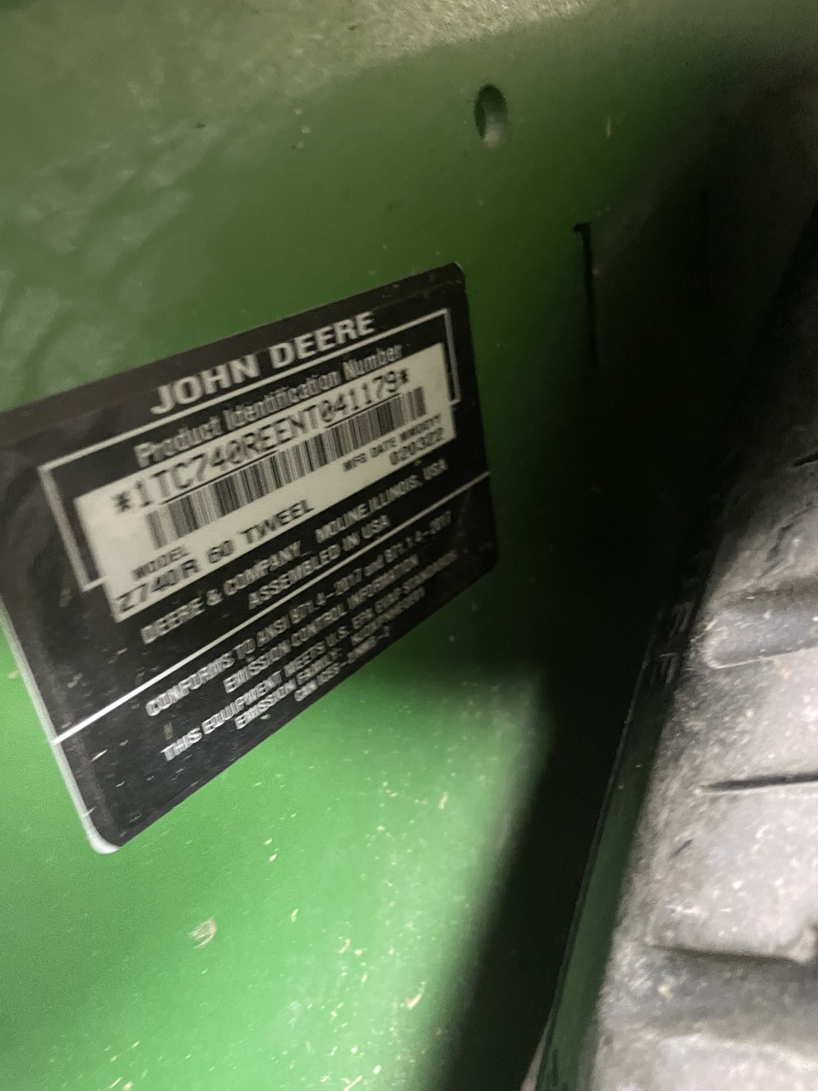  2022 John Deere Z740R at LandMark in Beatrice, NE