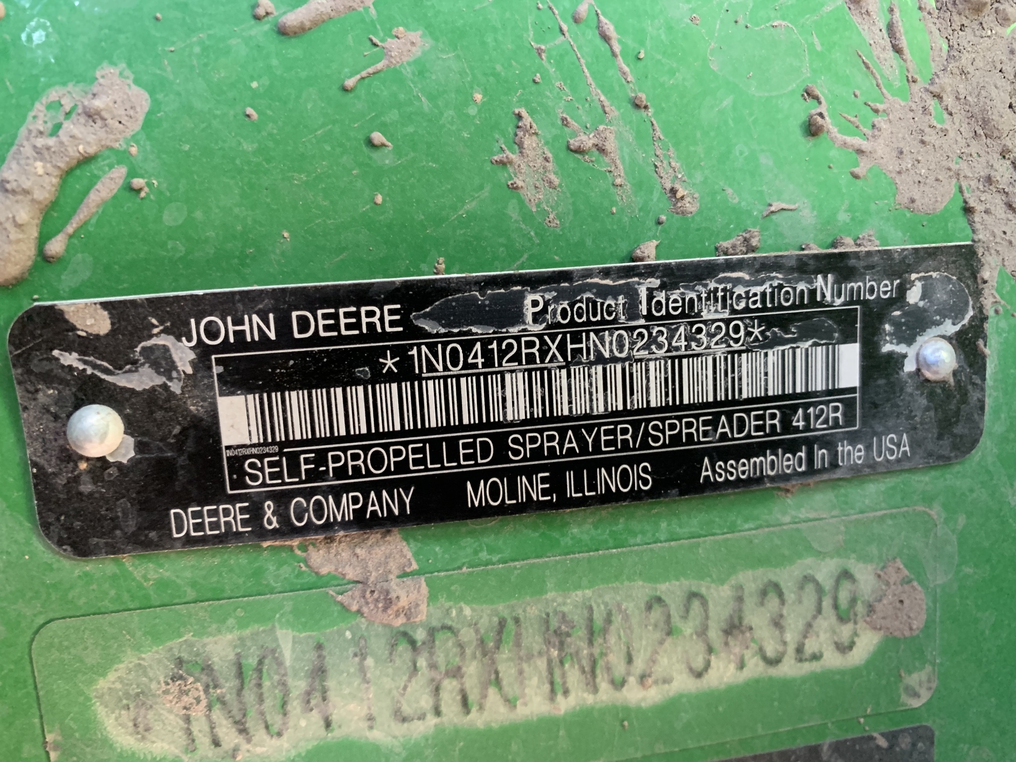  2023 John Deere 412R at LandMark in Gothenburg, NE