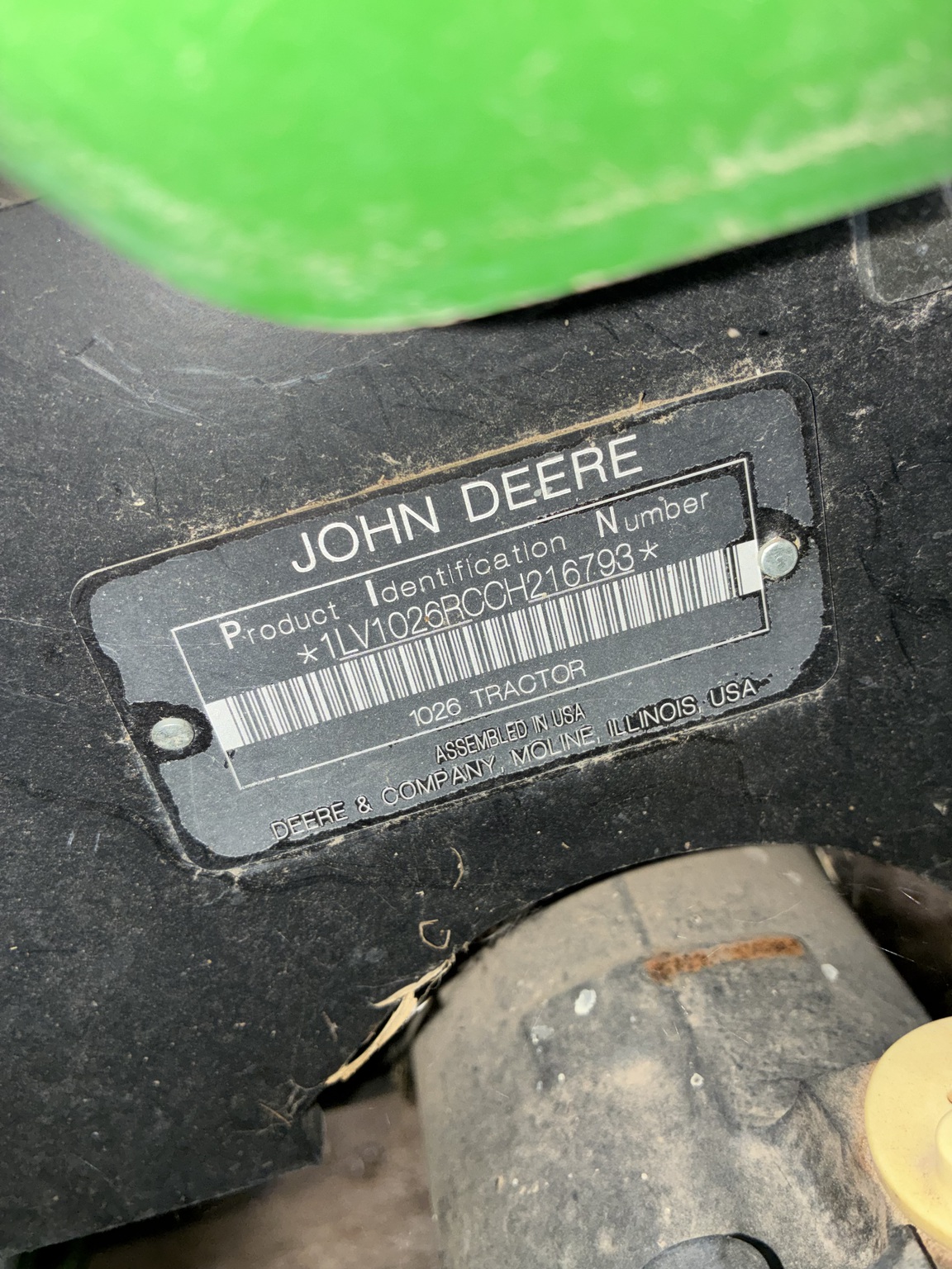 2012 John Deere 1026R at LandMark in Fairfield, NE
