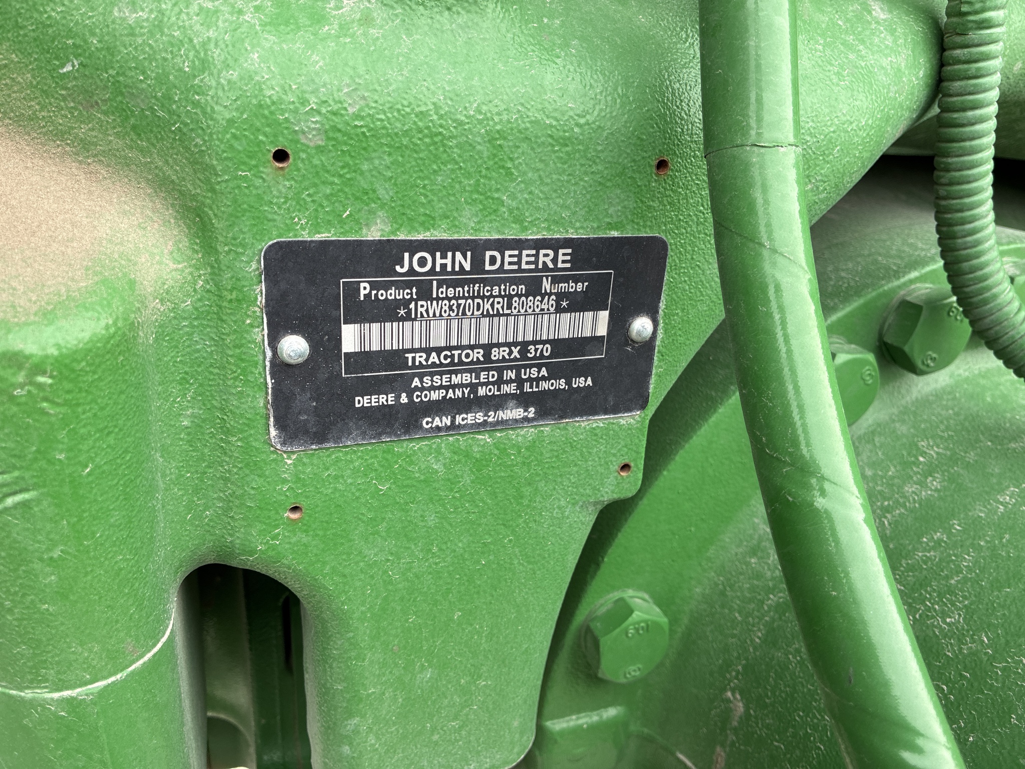  2024 John Deere 8RX 370 at LandMark in Kearney, NE