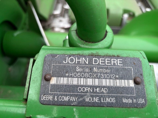 On Lot 2009 John Deere 608C at Tri County Equipment Reese, MI