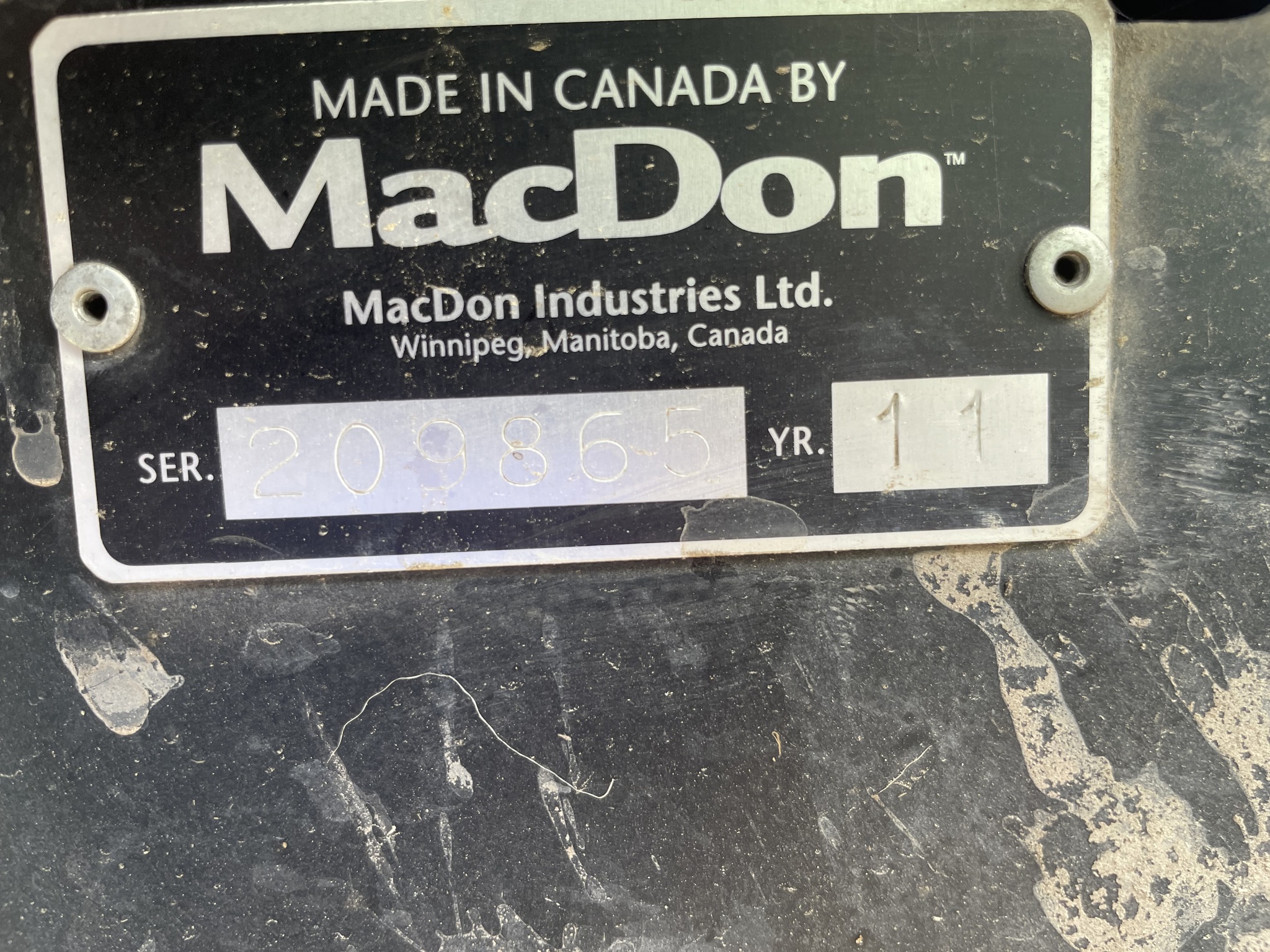  2011 MACDON M205 at LandMark in Kearney, NE