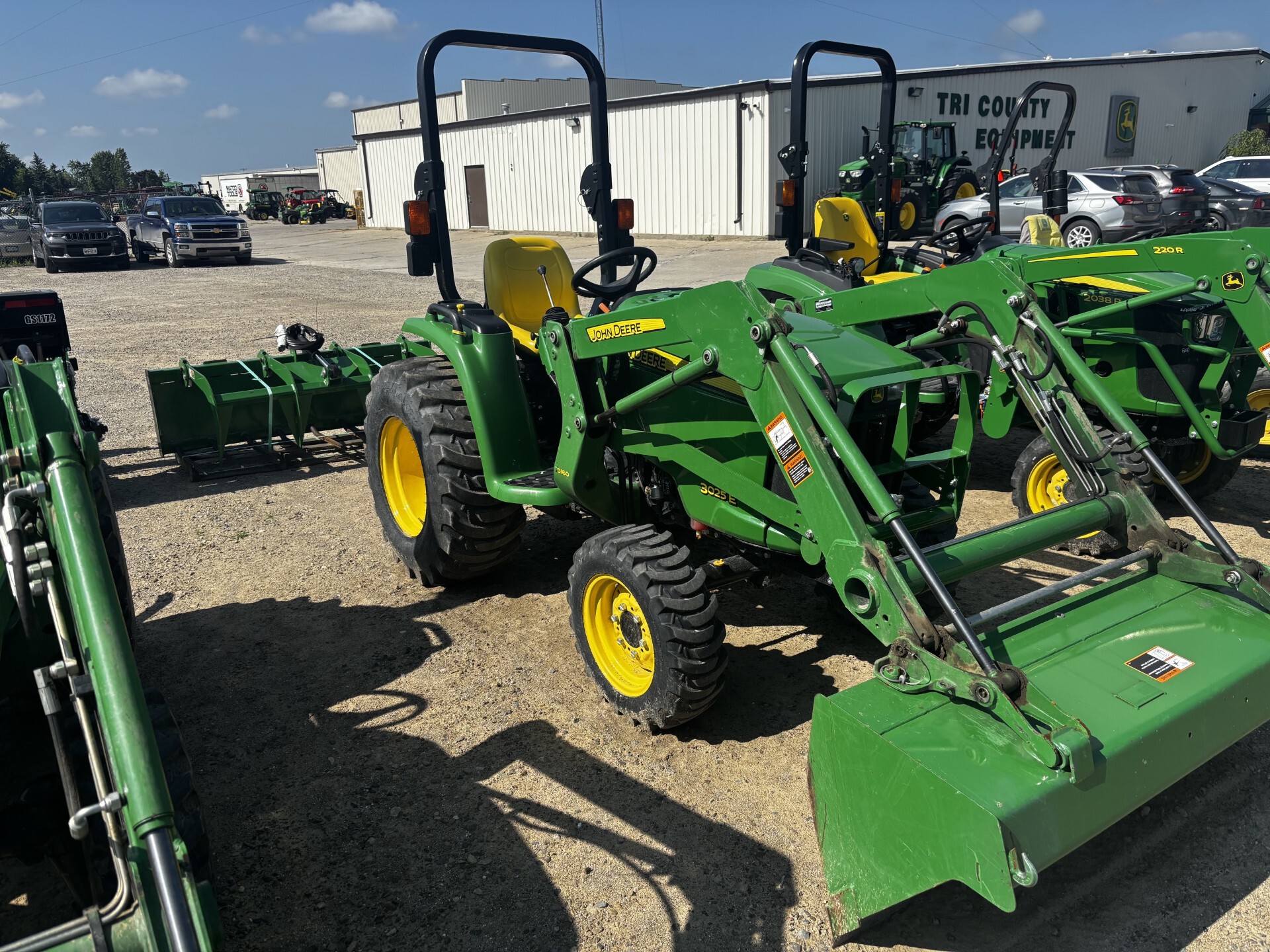 On Lot 2017 John Deere 3025E at Tri County Equipment Sandusky, MI