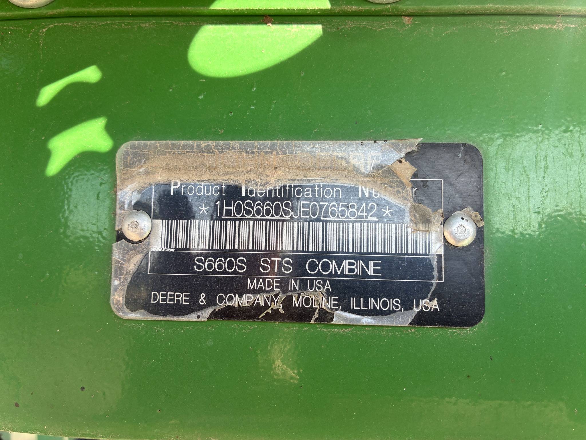  2014 John Deere S660 at LandMark in Kearney, NE