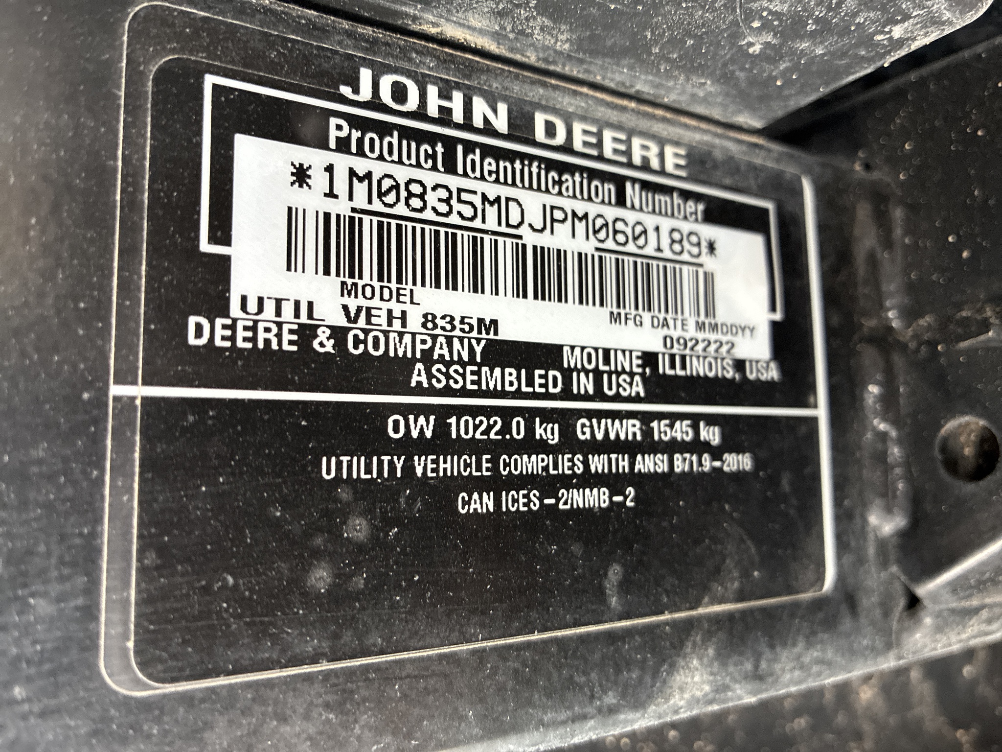  2023 John Deere XUV 835M at LandMark in Hebron, NE