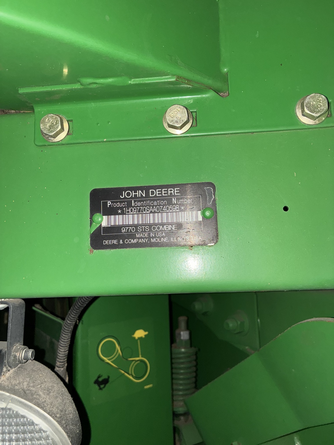  2011 John Deere 9770 STS at LandMark in Fairfield, NE