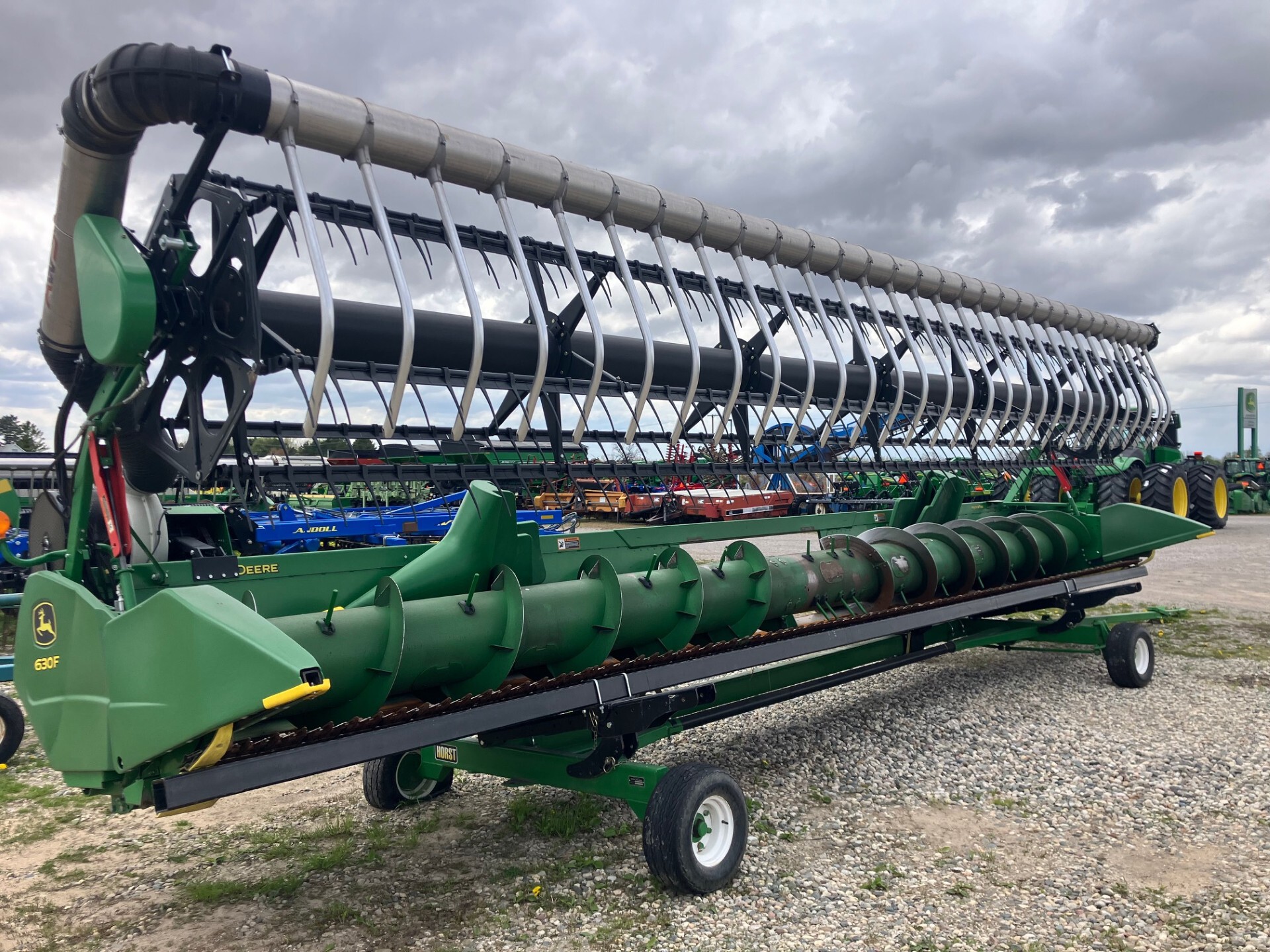 On Lot 2017 John Deere 630F at Tri County Equipment Caro, MI