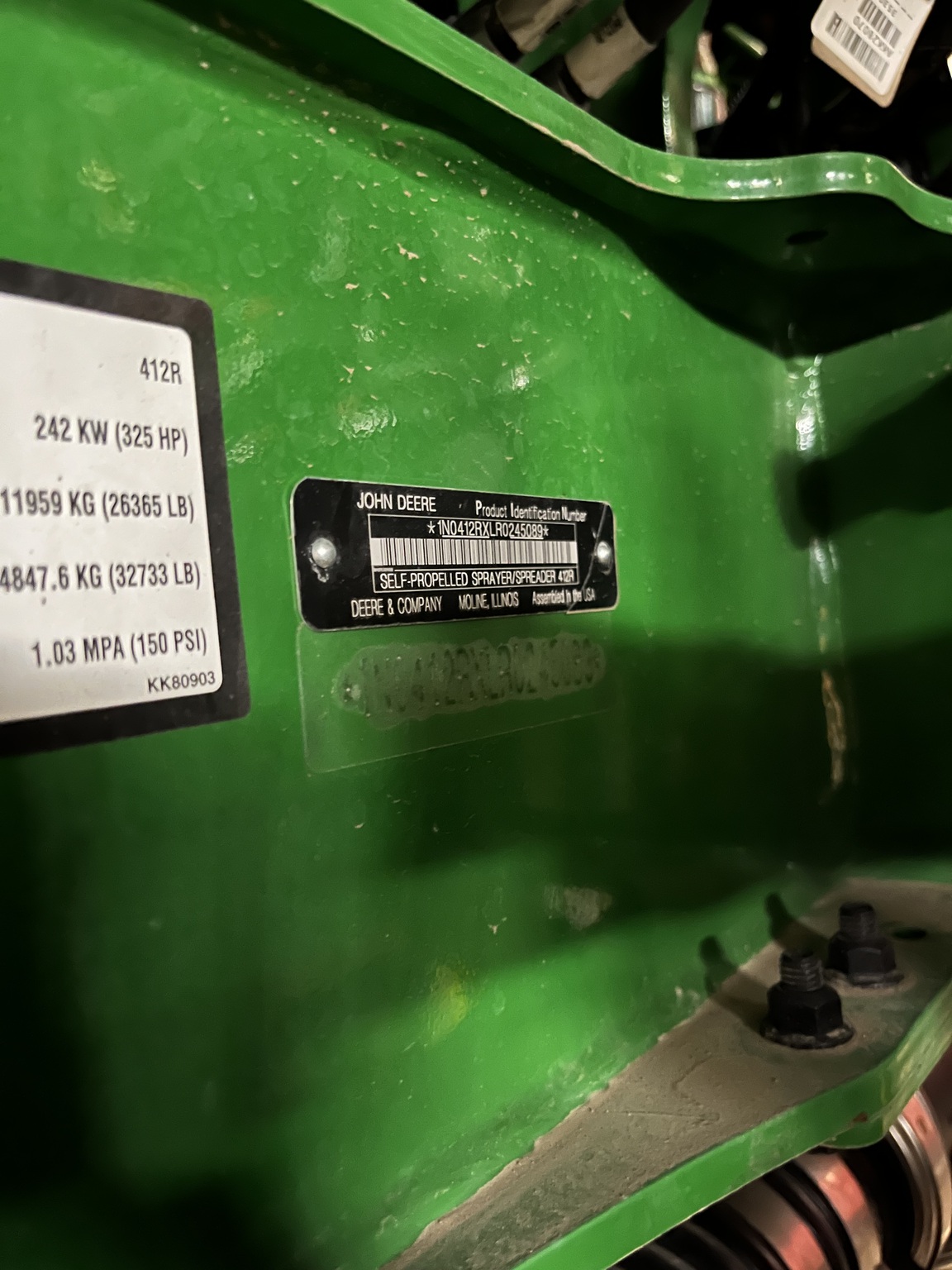  2024 John Deere 412R at LandMark in Minden, NE