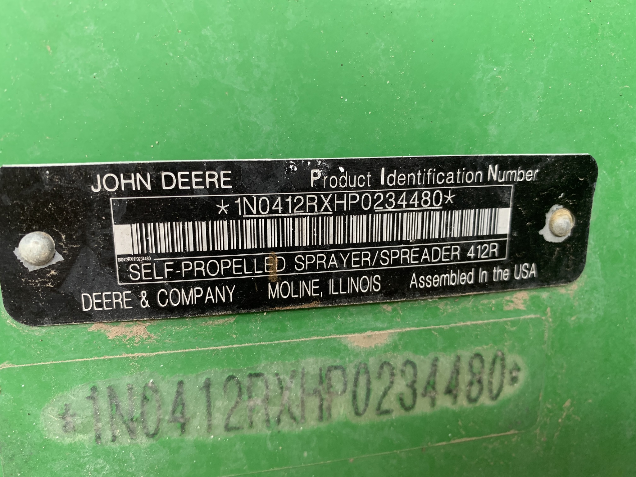  2023 John Deere 412R at LandMark in Gothenburg, NE