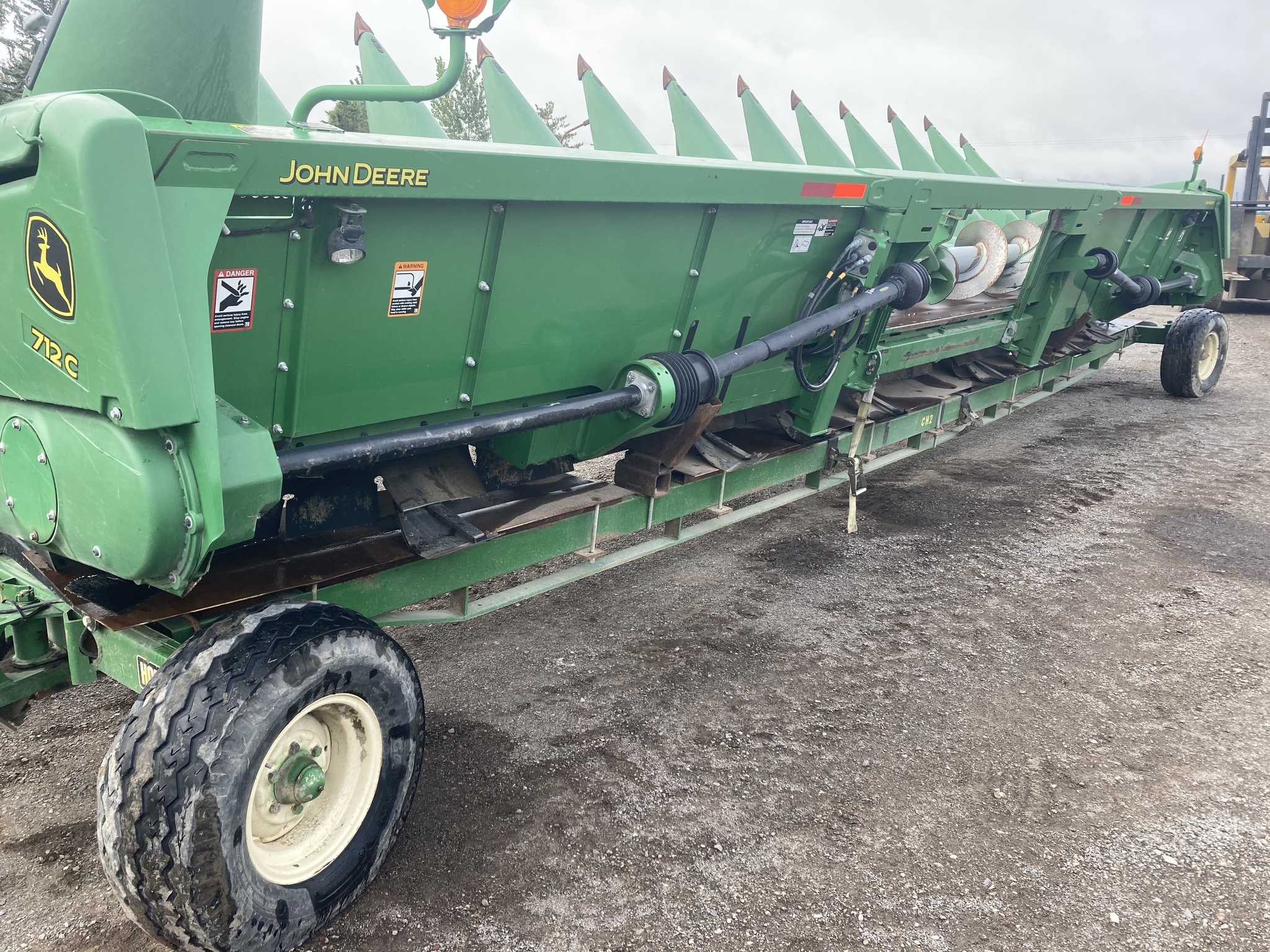 On Lot 2018 John Deere 712C at Tri County Equipment Marlette, MI