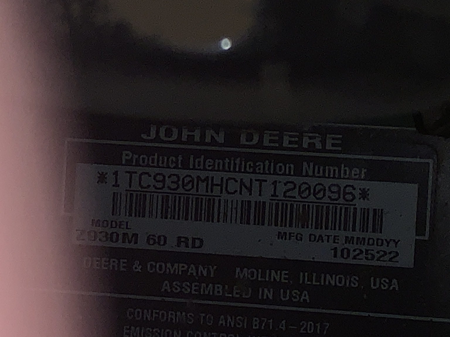  2023 John Deere Z930M at LandMark in Holdrege, NE