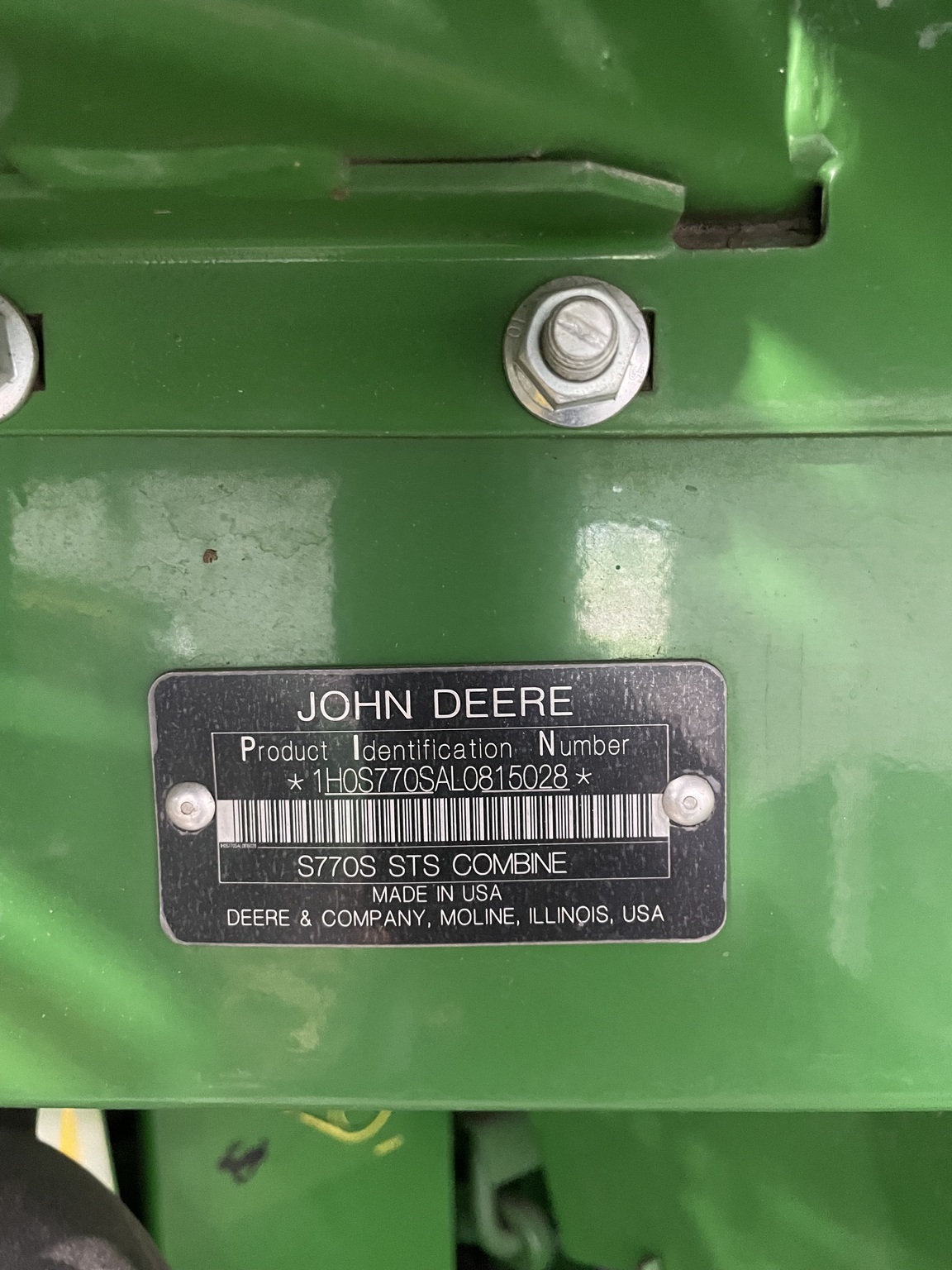  2021 John Deere S770 at LandMark in Beatrice, NE