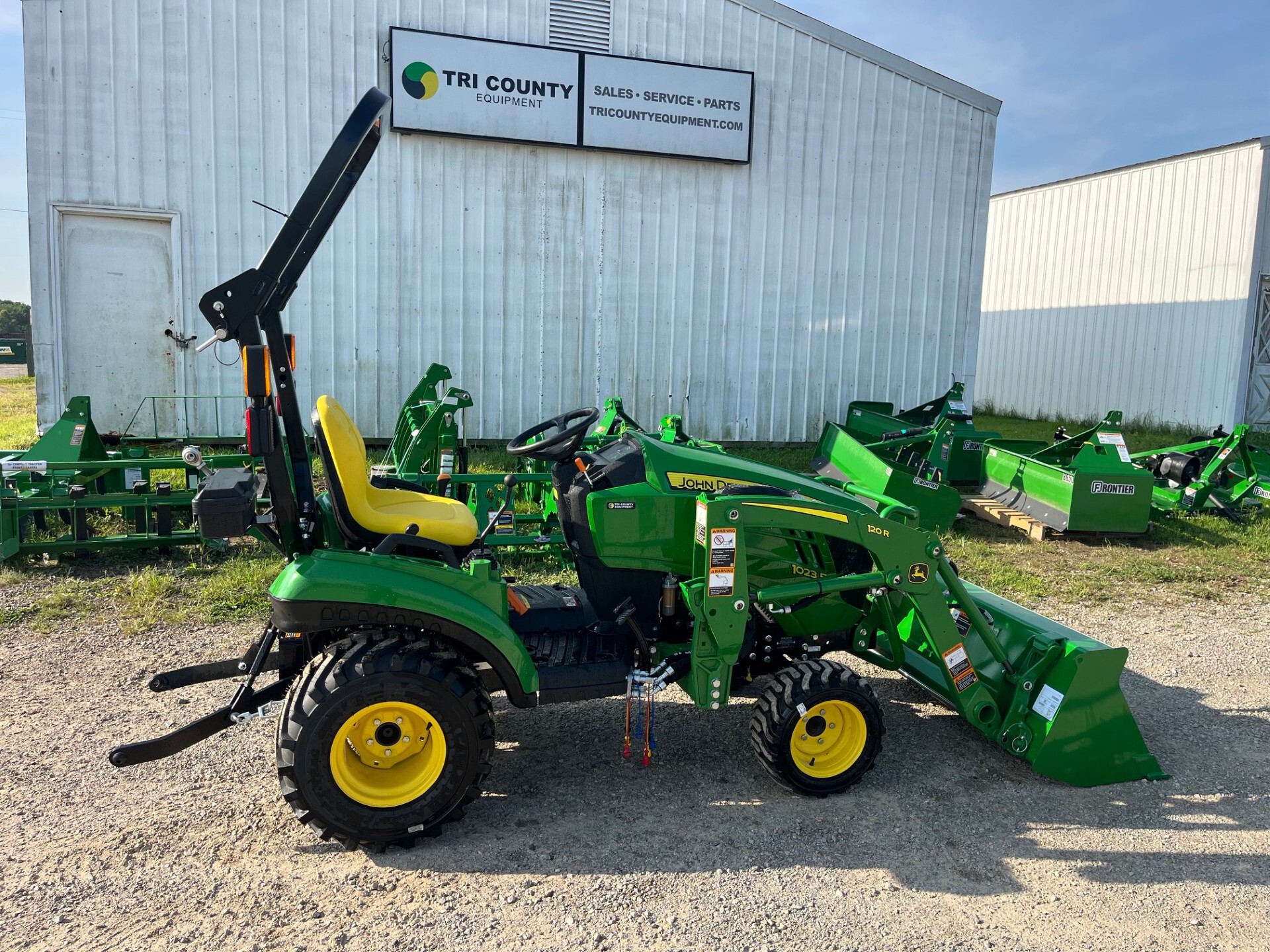 New 2026 John Deere 1023E at Tri County Equipment Fenton, MI