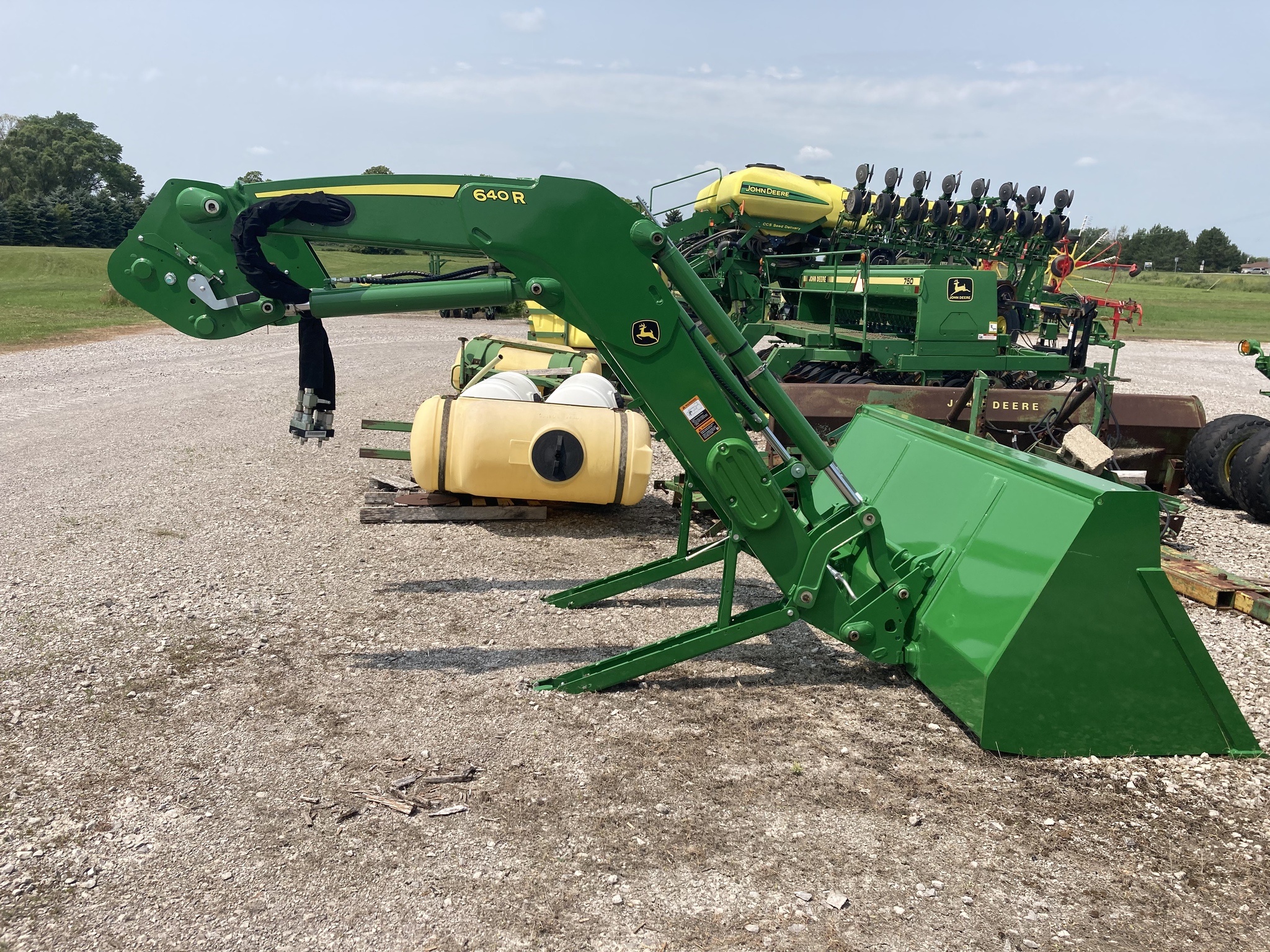 On Lot 2022 John Deere 640R at Tri County Equipment Caro, MI