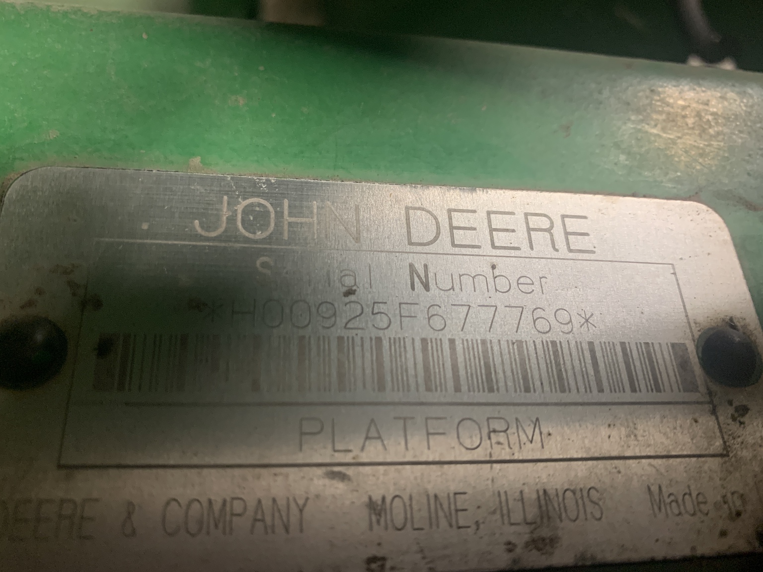  1998 John Deere 925 at LandMark in Holdrege, NE