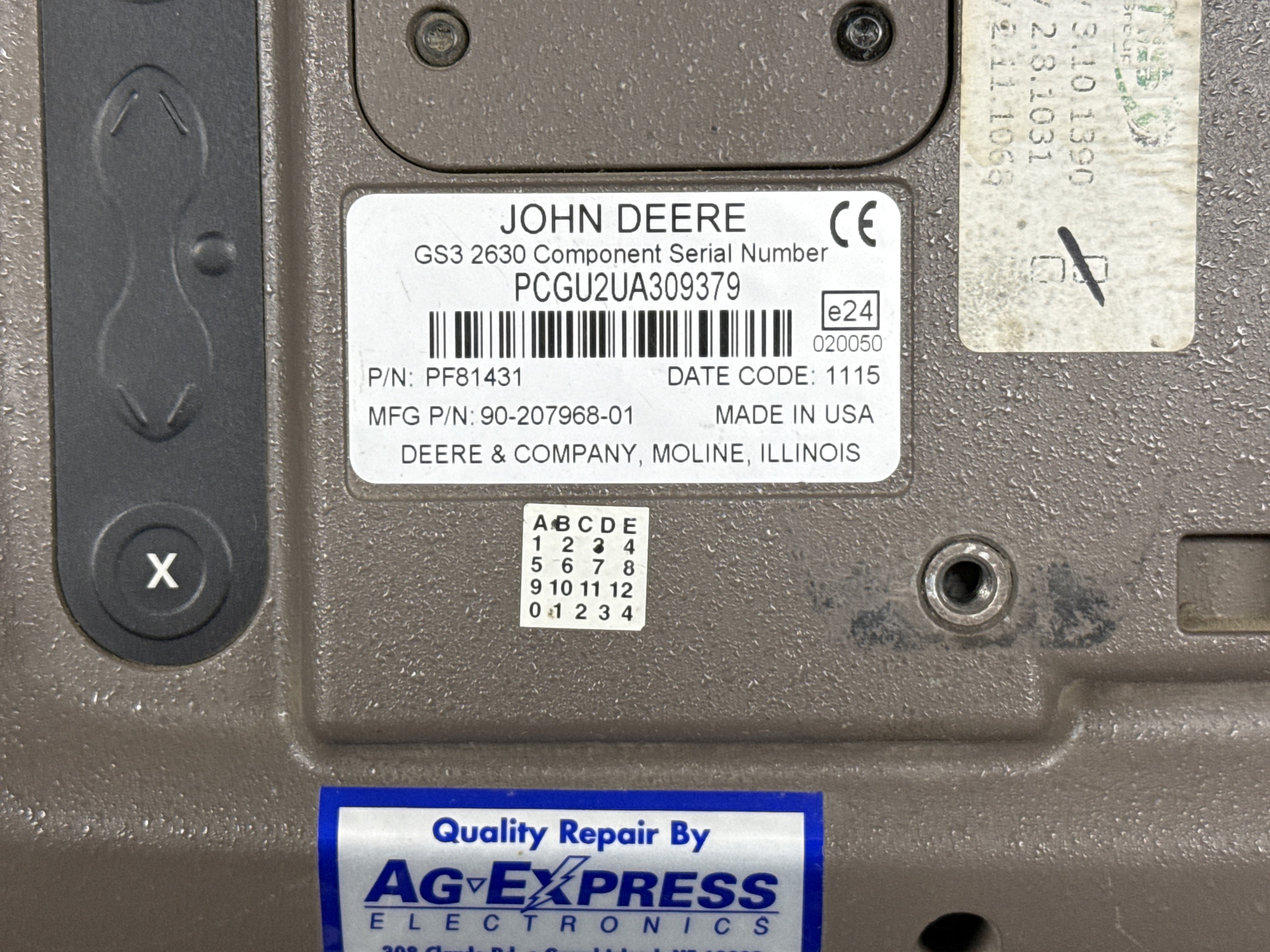  2011 John Deere GreenStar 2630 at LandMark in Lexington, NE