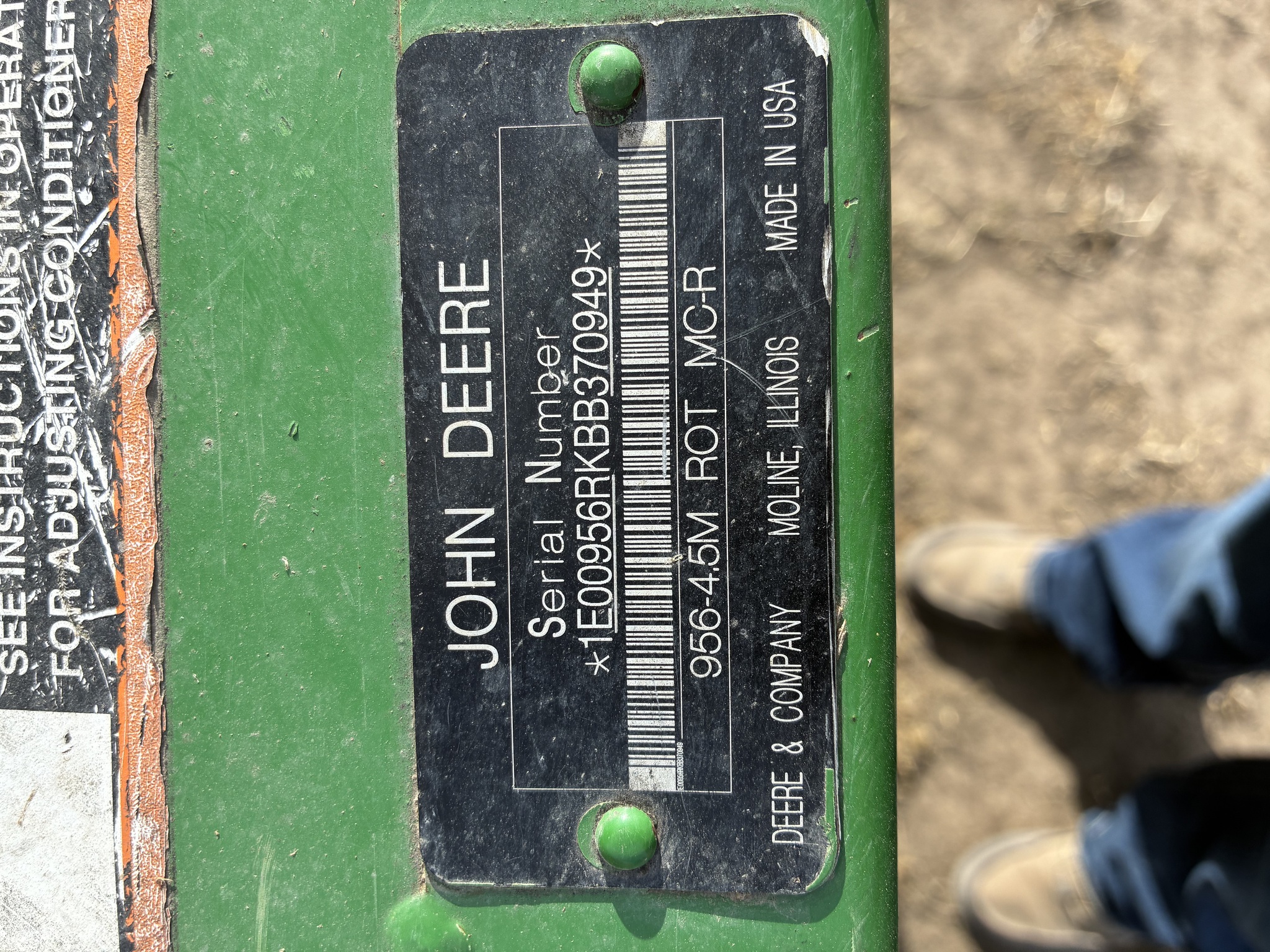  2011 John Deere 956 at LandMark in Arapahoe, NE