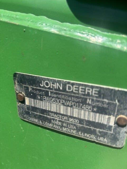 On Lot 2010 John Deere 9530 at Tri County Equipment Bad Axe, MI