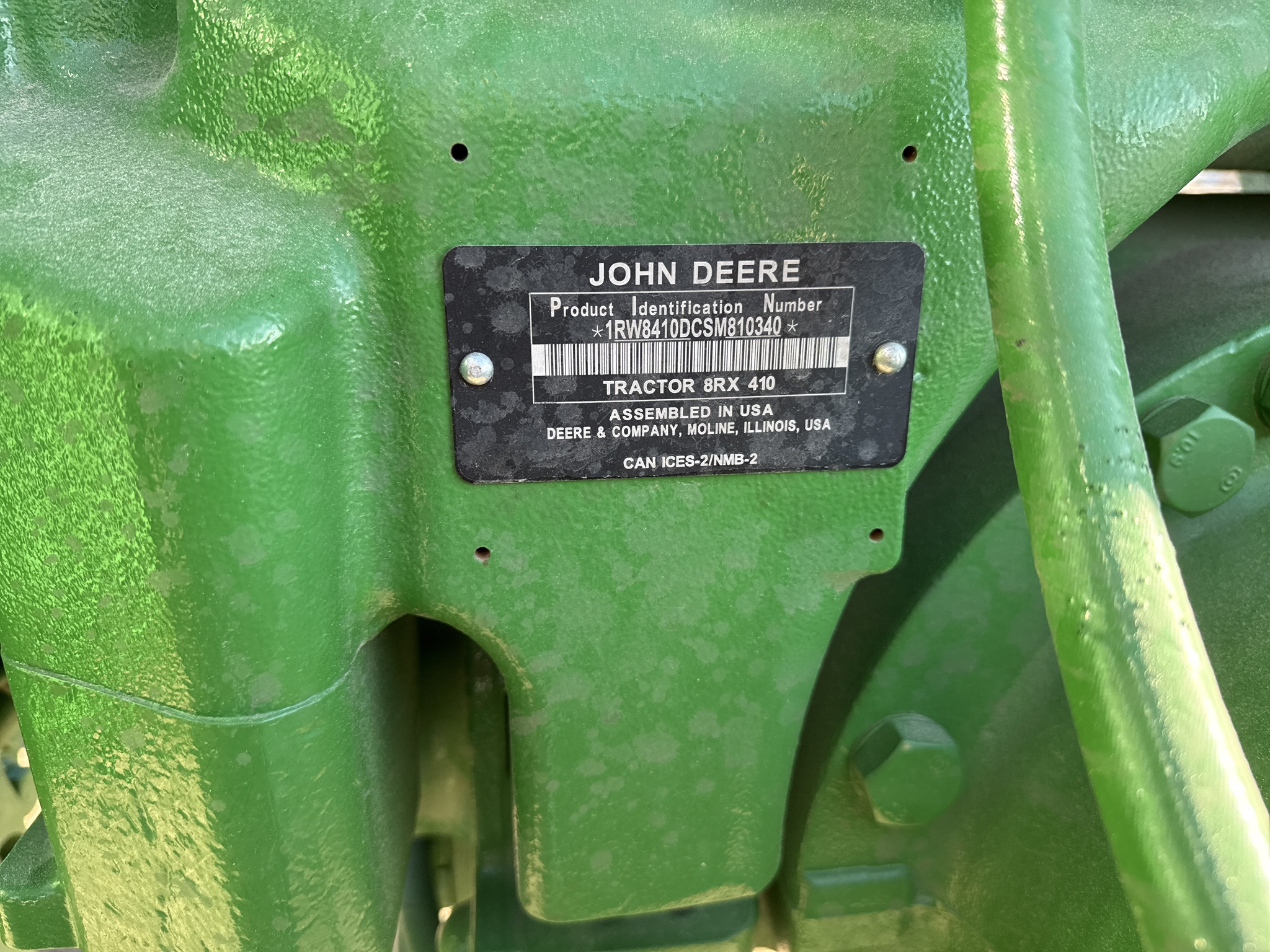  2025 John Deere 8RX 410 at LandMark in Gothenburg, NE