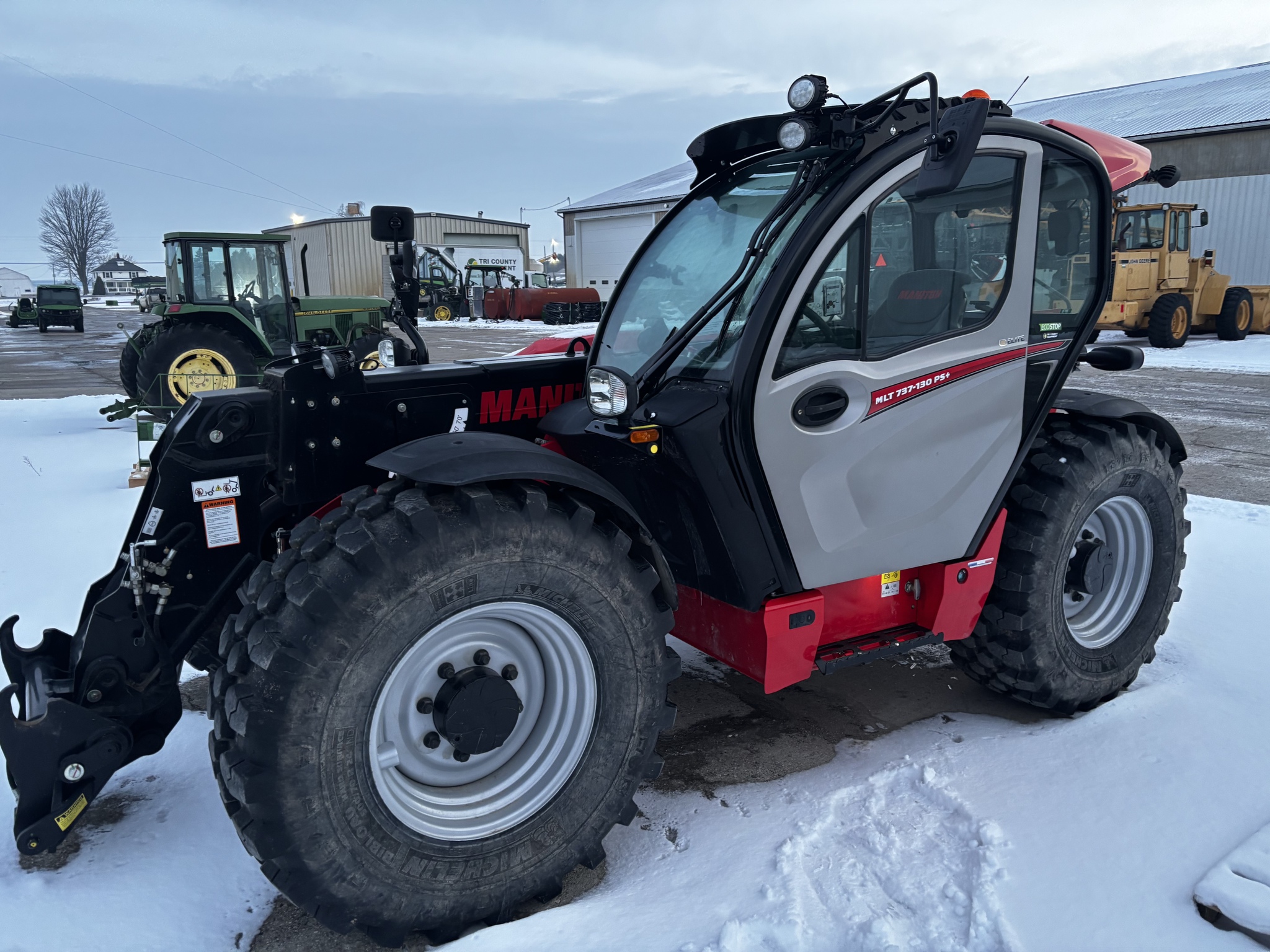 On Lot 2023 Manitou MLT737 at Tri County Equipment Sandusky, MI