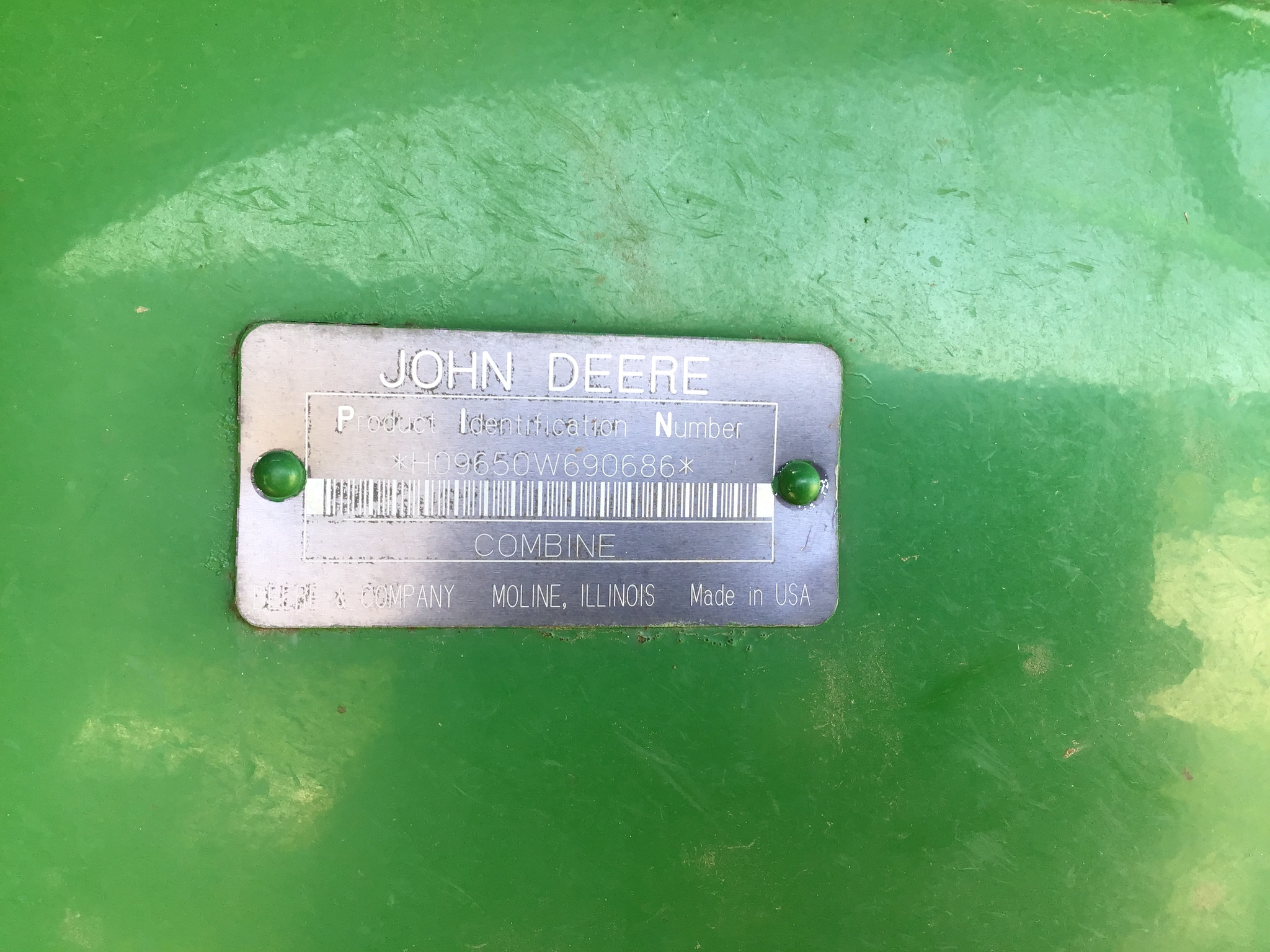  2001 John Deere 9650W at LandMark in Smith Center, KS