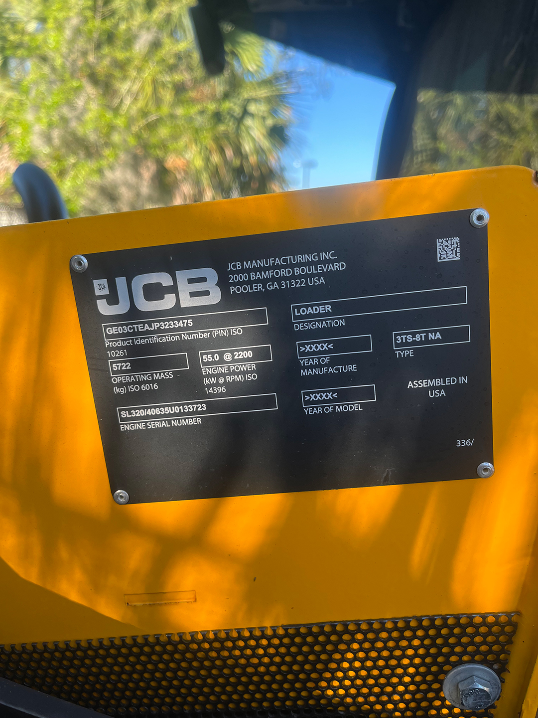  JCB 3TS-8T at Briggs JCB Jacksonville, FL