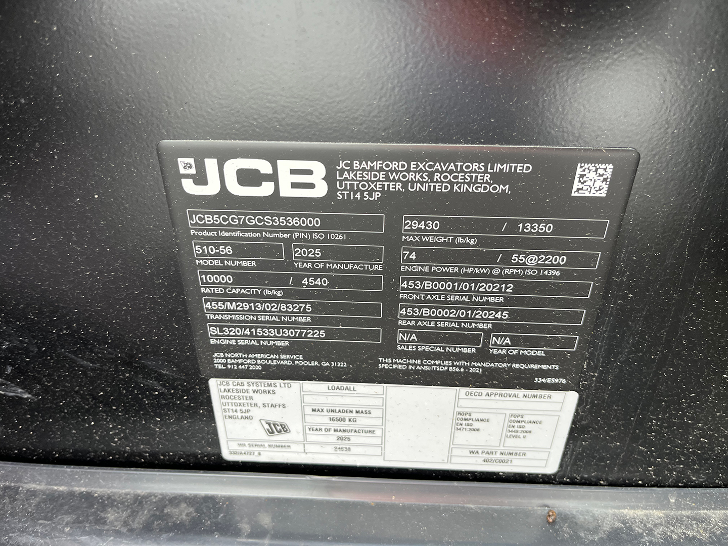  JCB 510-56 at Briggs JCB Orlando, FL