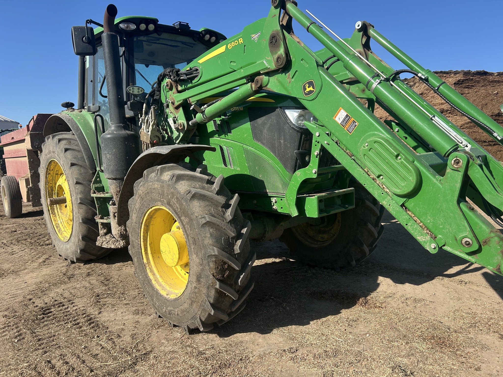  2021 John Deere 6155M at LandMark in Marysville, KS