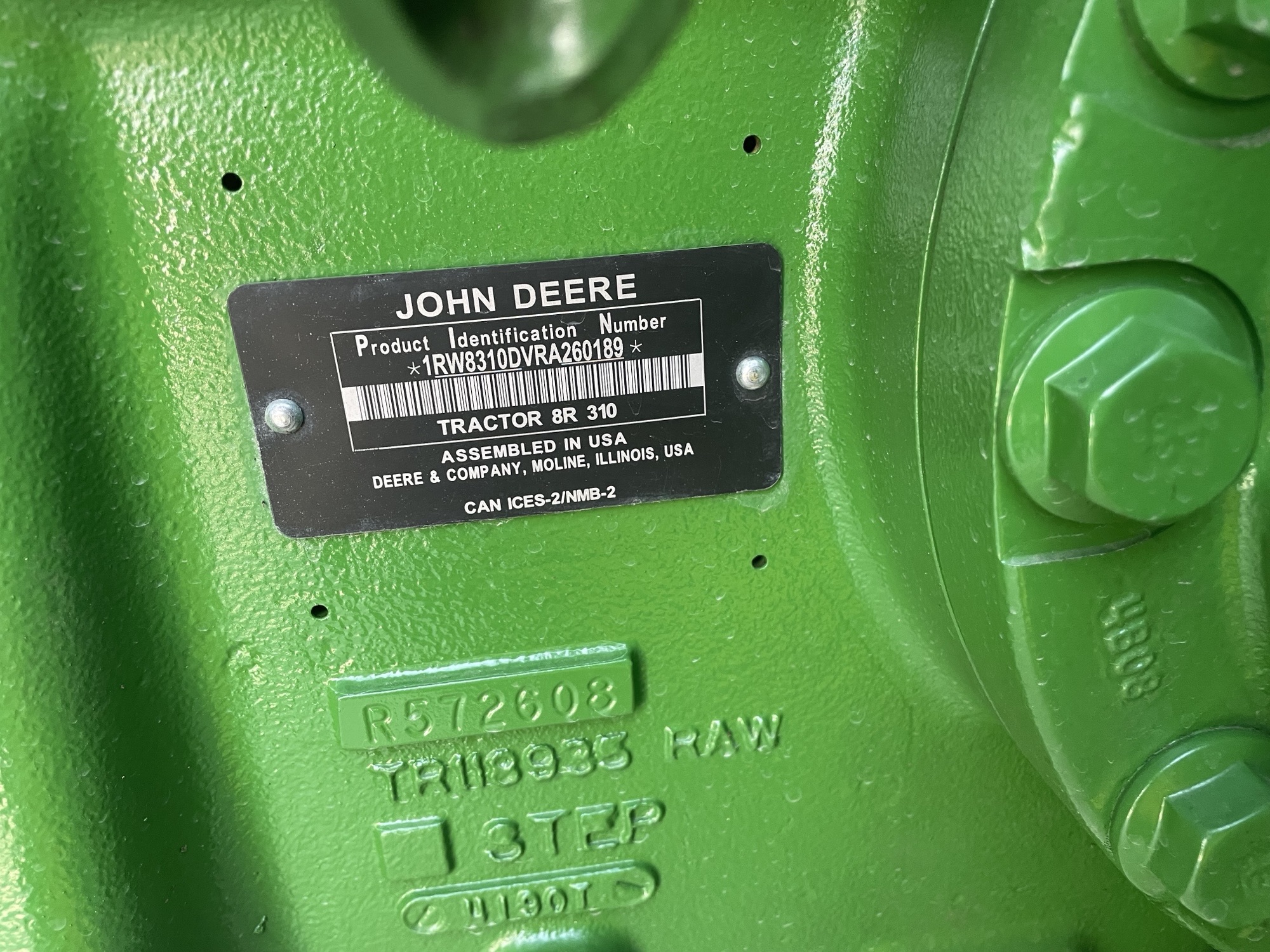  2024 John Deere 8R 310 at LandMark in Fairfield, NE