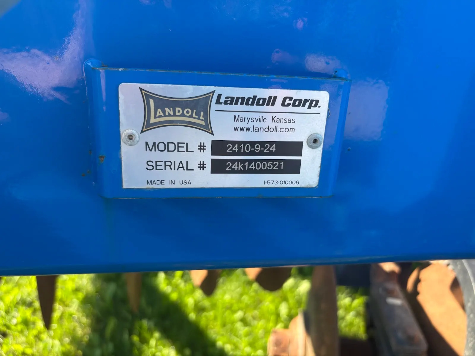 Used 2014 Landoll 2410-9-24 at Tri County Equipment Caro, MI