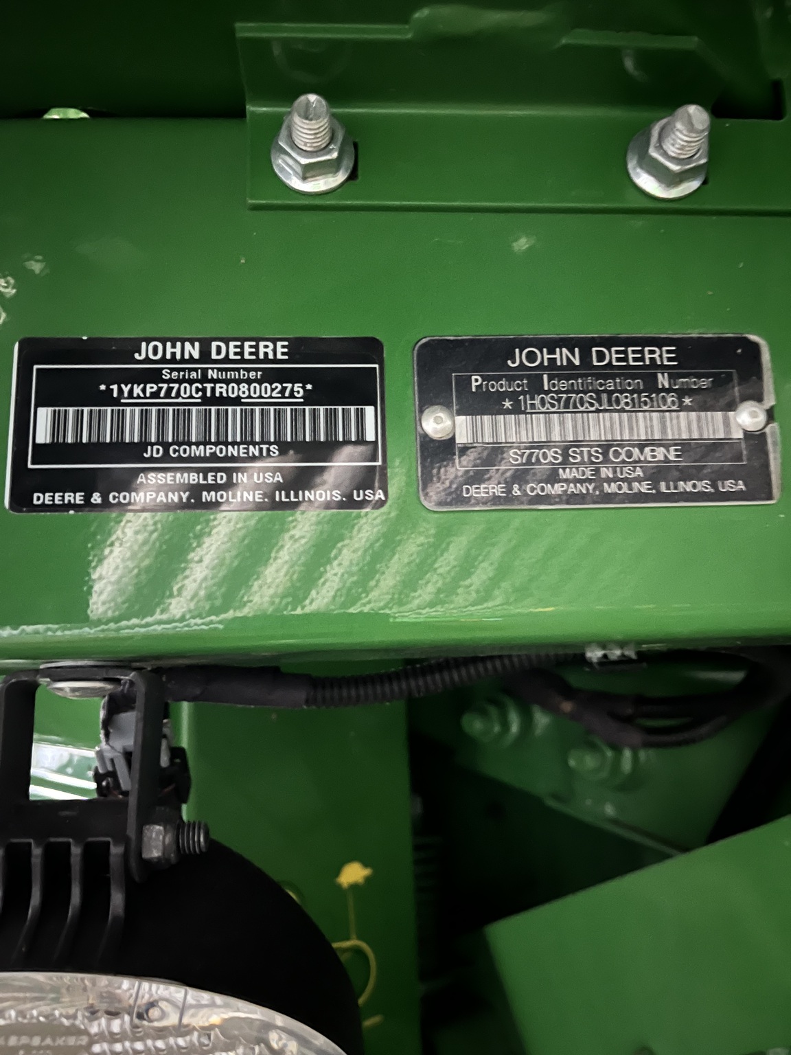  2021 John Deere S770 at LandMark in Minden, NE