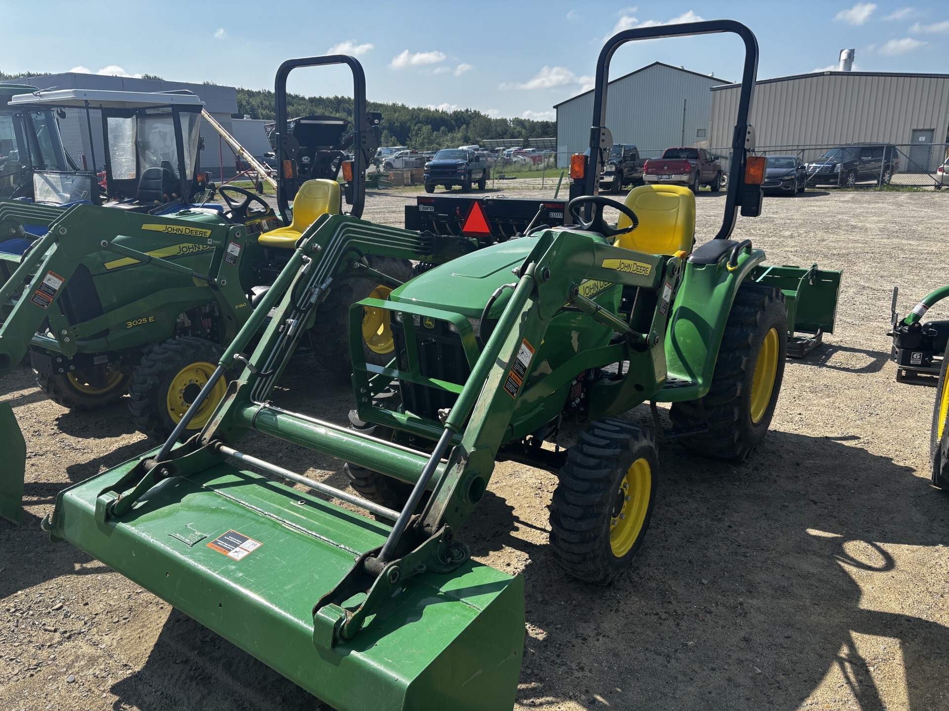 On Lot 2017 John Deere 3025E at Tri County Equipment Sandusky, MI