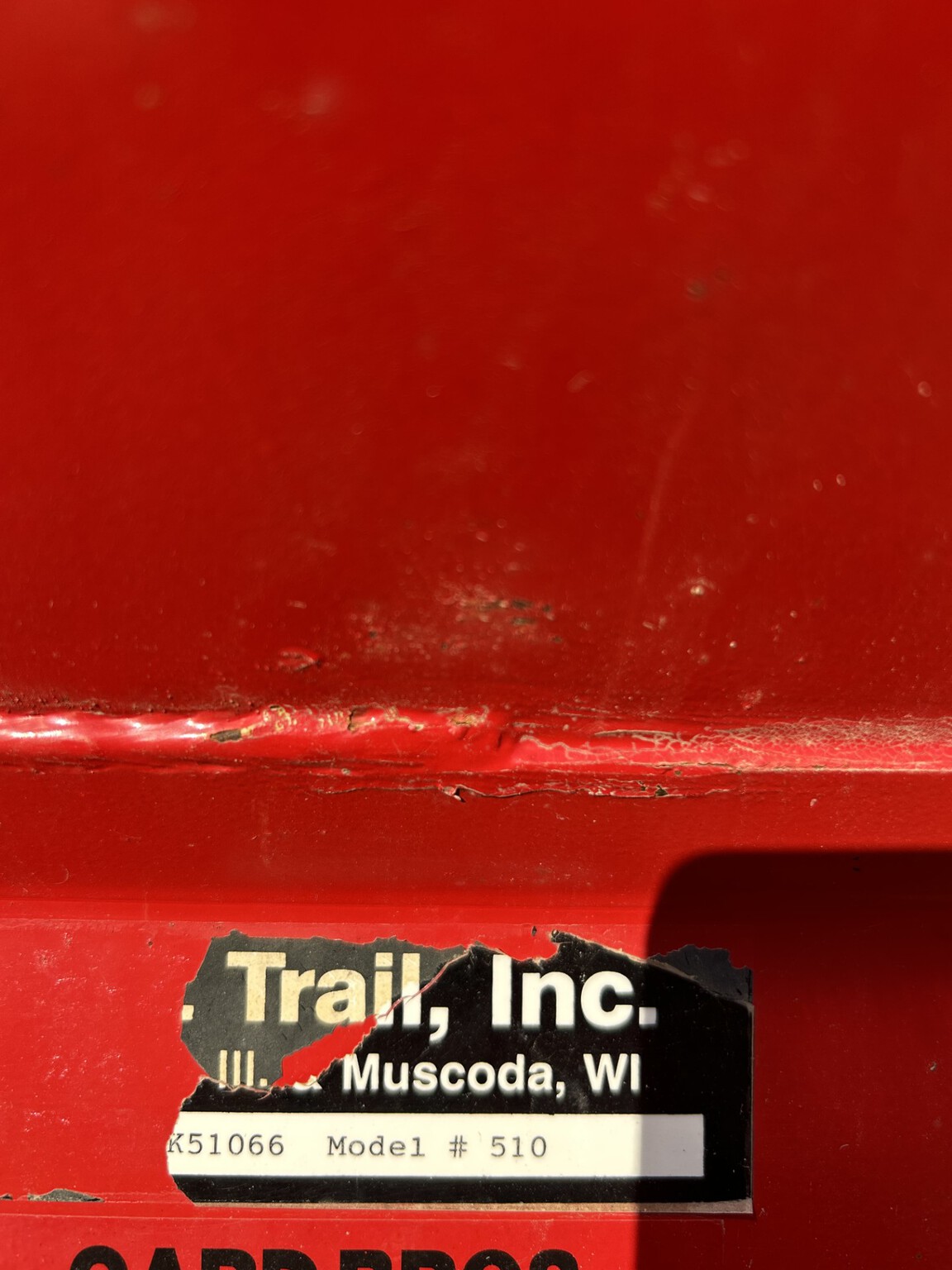 On Lot  E-z Trail 510 at Tri County Equipment Marlette, MI