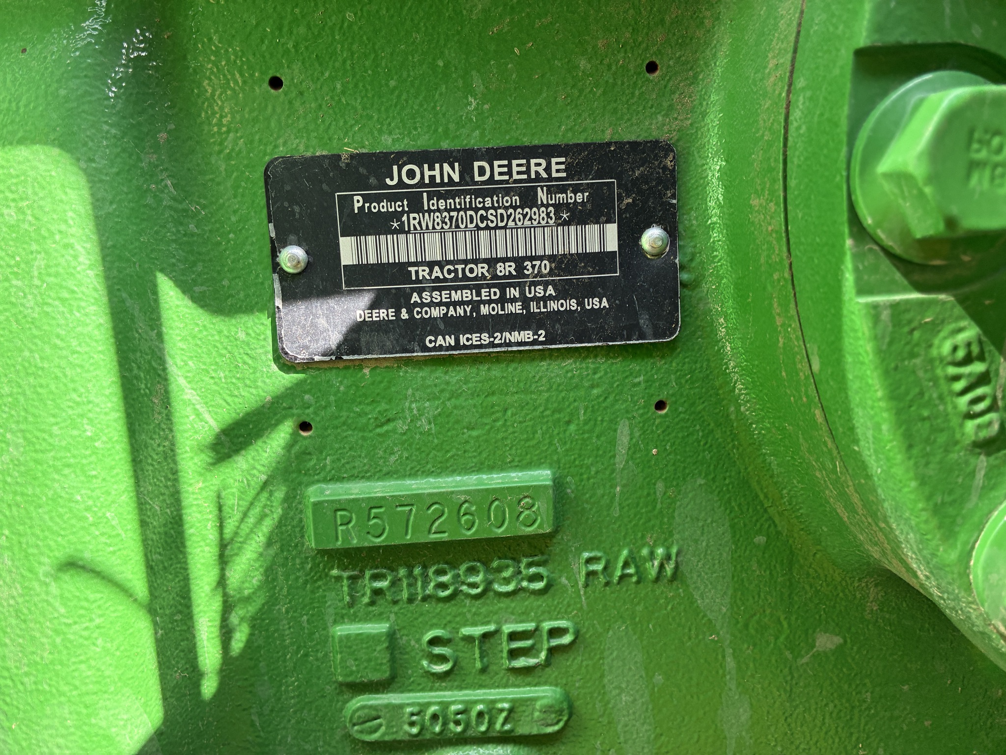  2025 John Deere 8R 370 at LandMark in Hastings, NE