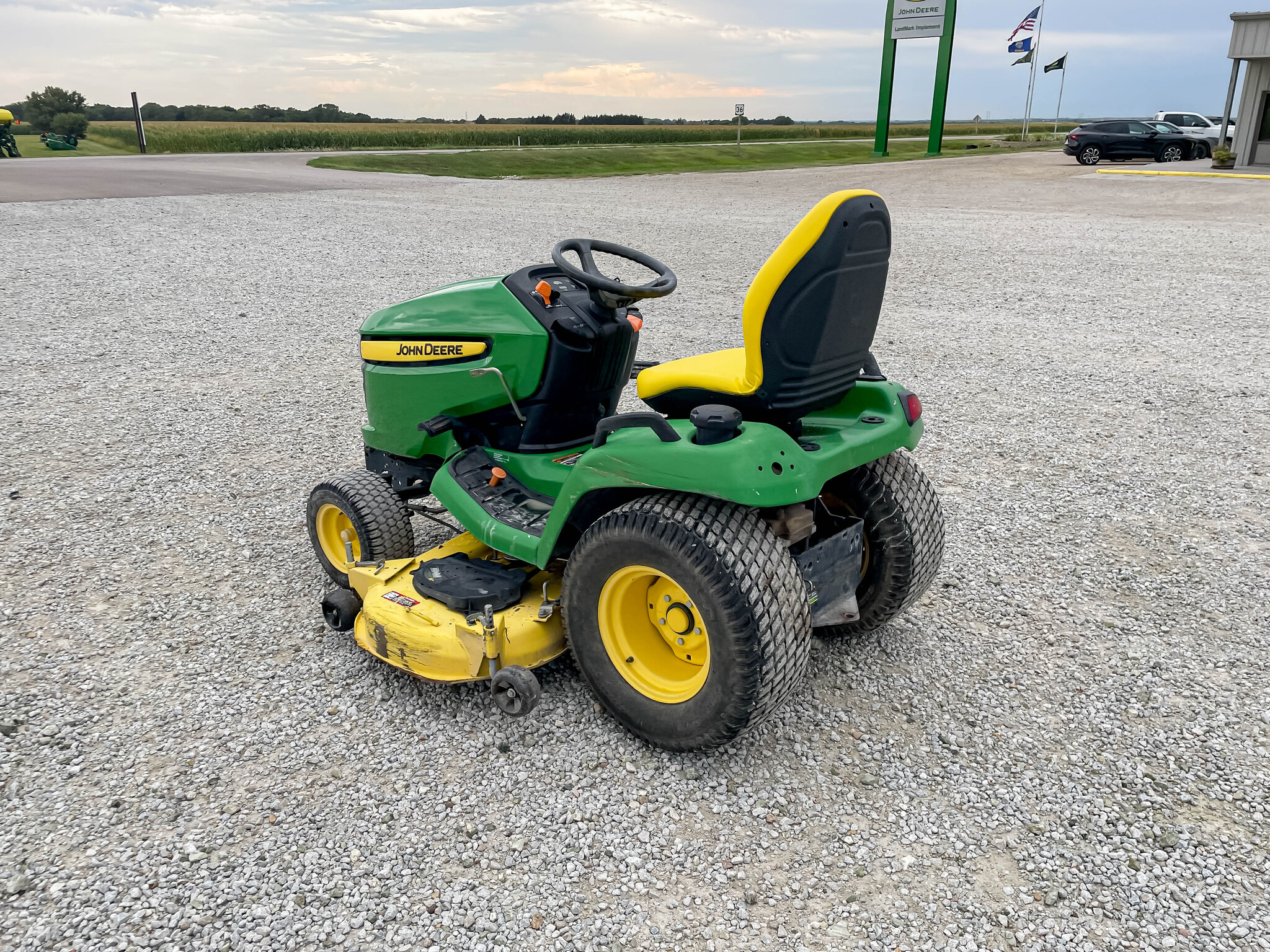  2012 John Deere X500 at LandMark in Smith Center, KS