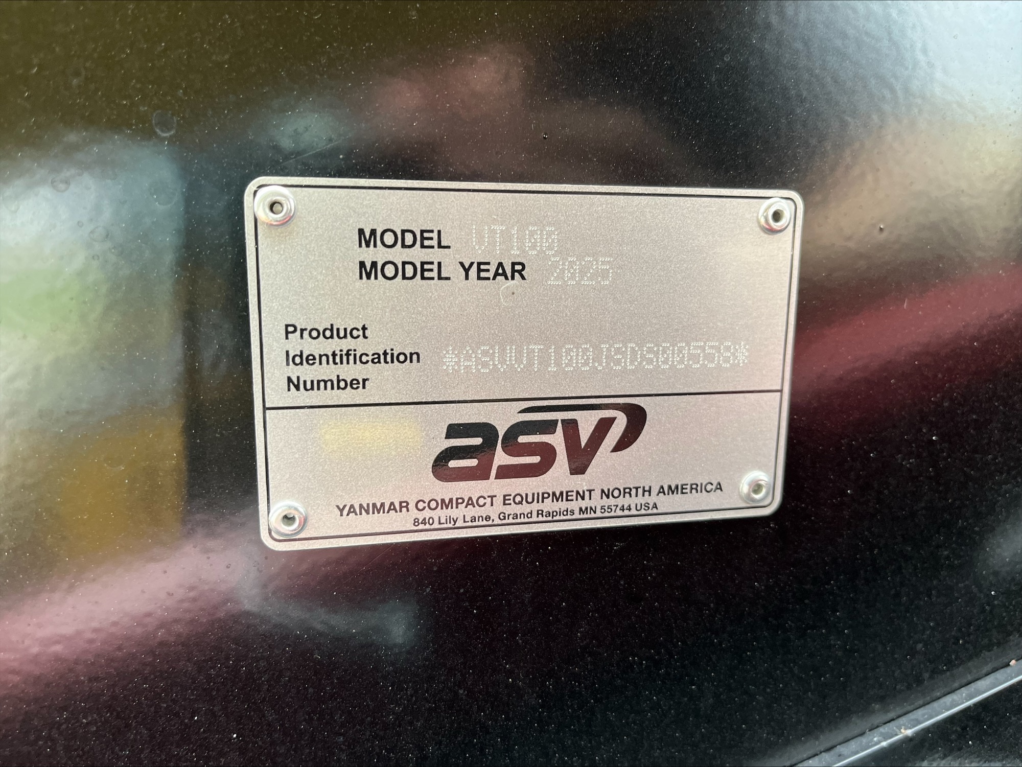  ASV VT-100 at Briggs JCB Orlando, FL